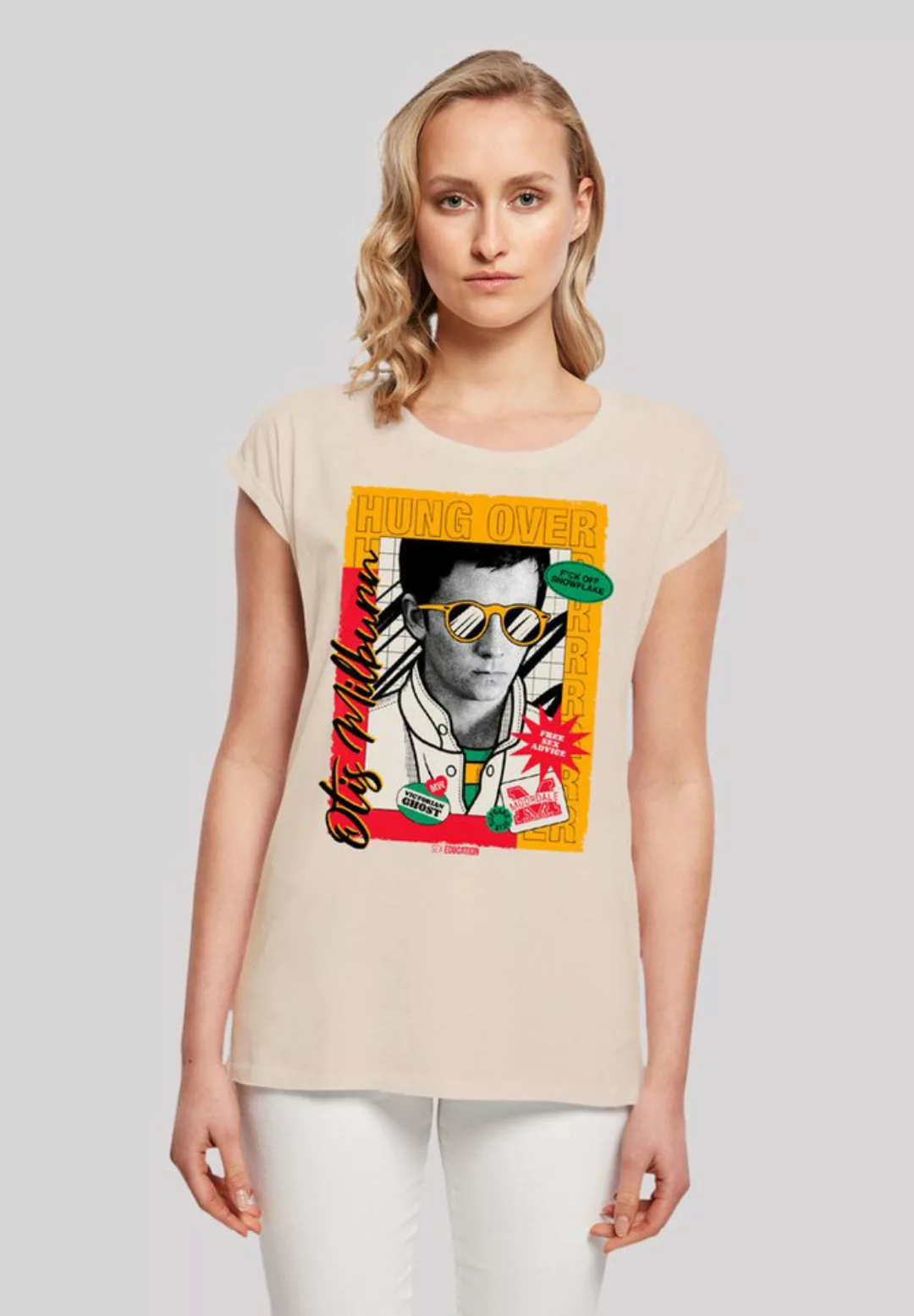 F4NT4STIC T-Shirt "Sex Education Otis Hung Over Collage", Premium Qualität günstig online kaufen