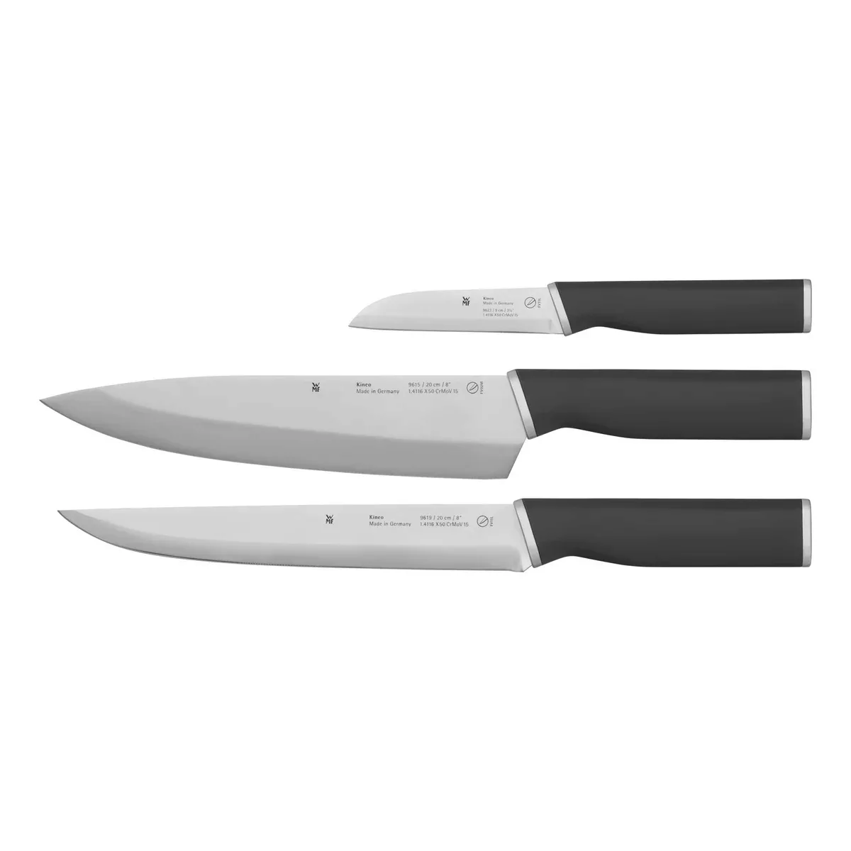 WMF Messer-Set »Kineo«, (Set, 3 tlg.), Messerklingen aus Spezialklingenstah günstig online kaufen