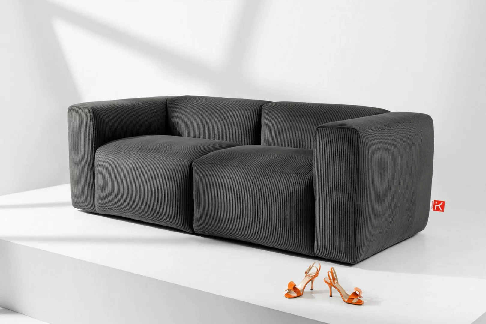 KONSIMO® 3-Sitzer BUFFO Einzelsofa, modulares Sofa, hergestellt in der EU,e günstig online kaufen