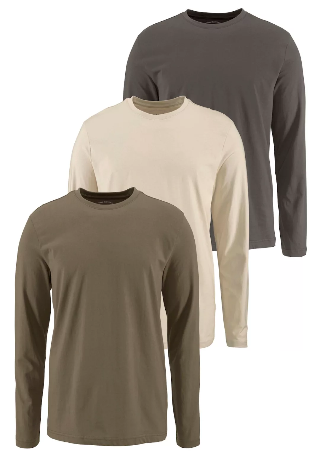 Man's World Langarmshirt neue Farbe ! günstig online kaufen