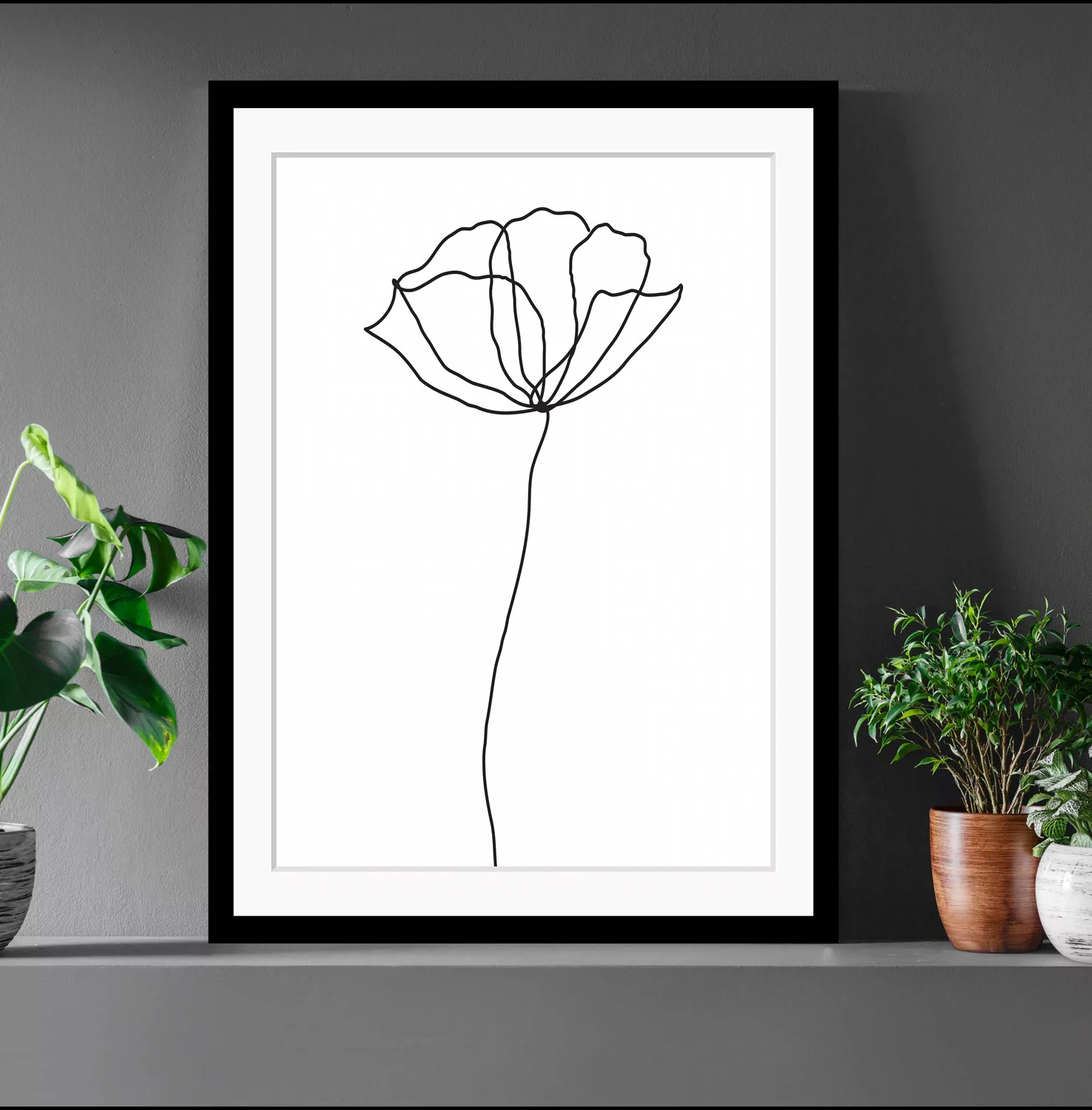 queence Bild »Susanne«, Blumen, Rose, gerahmt günstig online kaufen