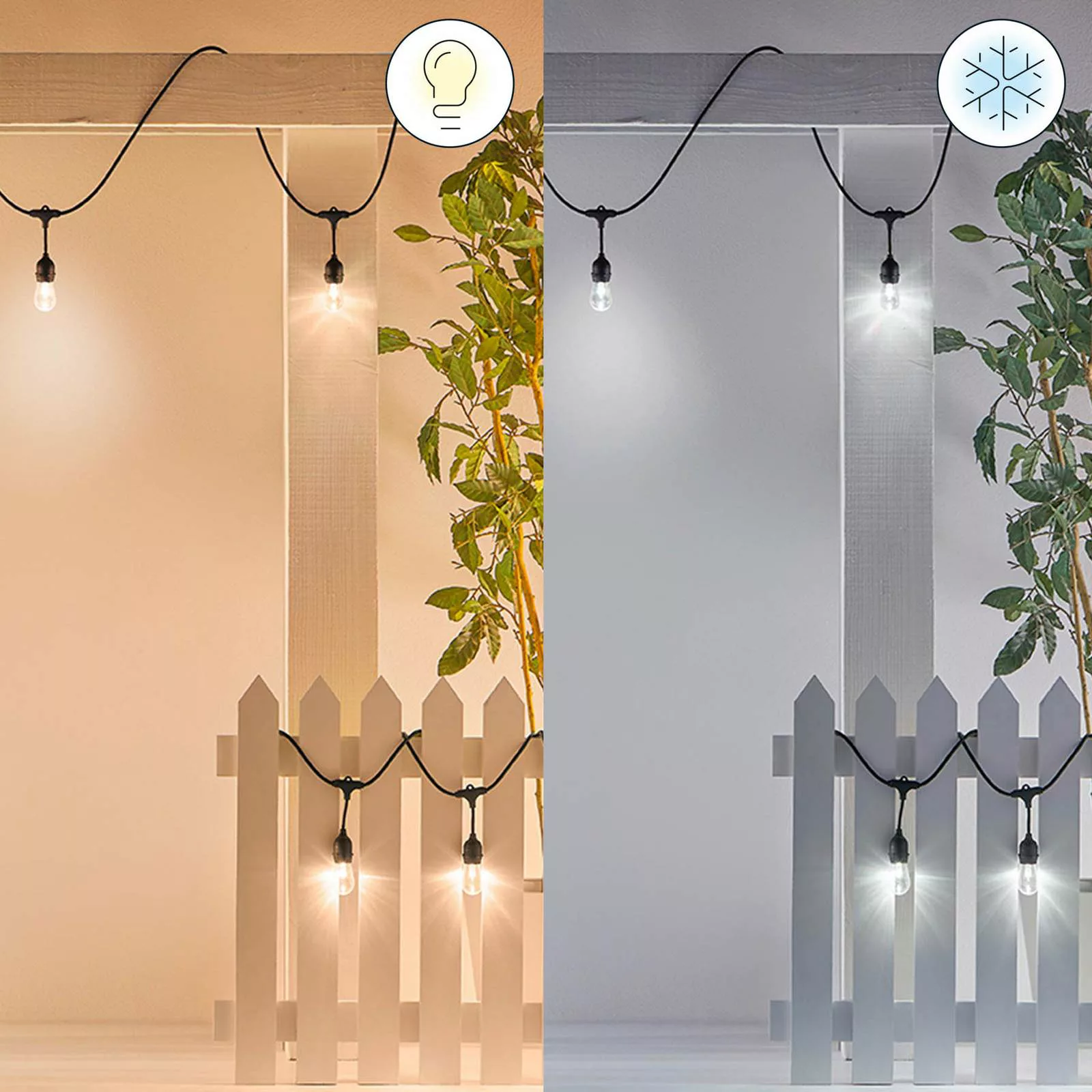 WiZ String Lights LED-Außenlichterkette, CCT, RGB günstig online kaufen