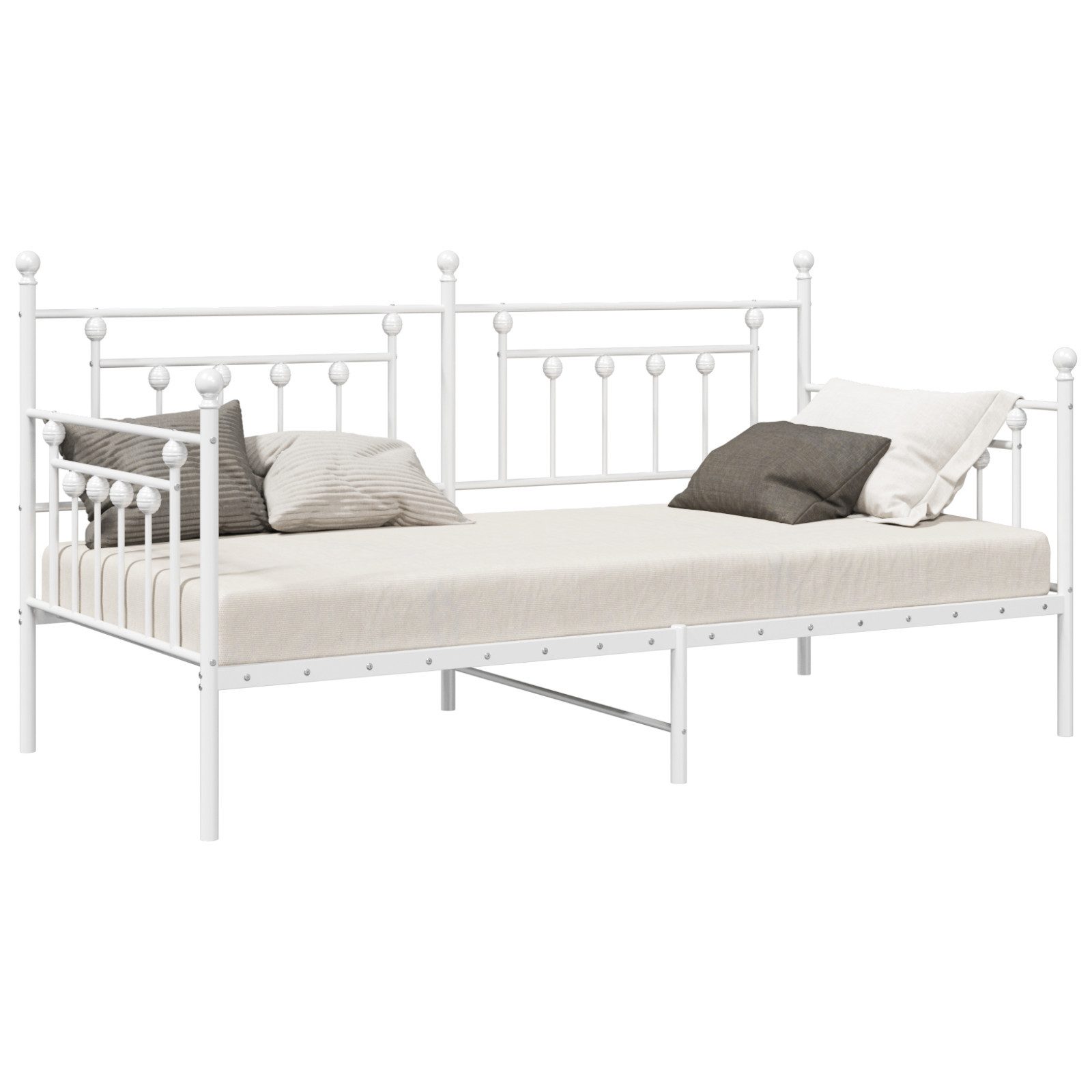 vidaXL Bett Tagesbett Weiß 100x190 cm günstig online kaufen