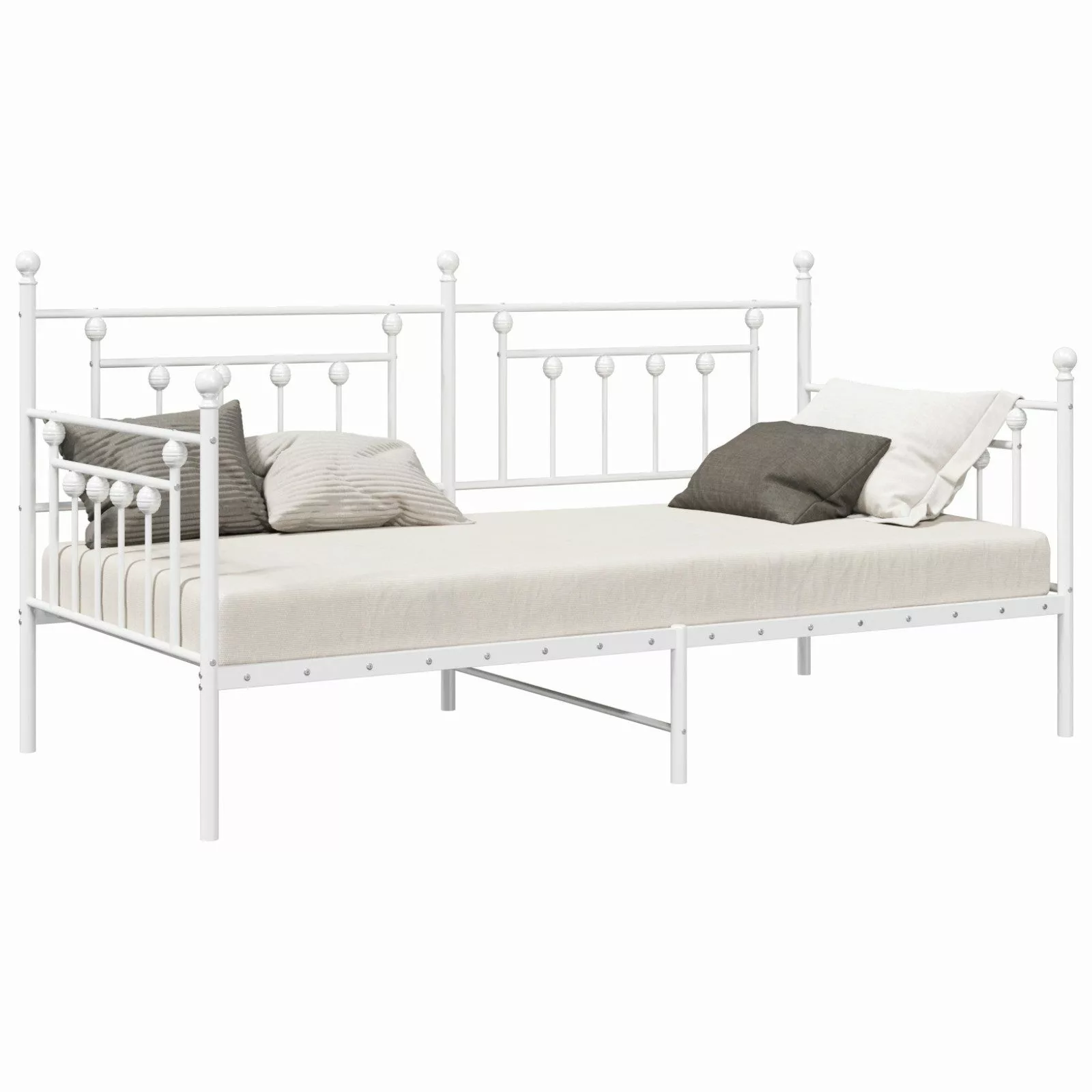 vidaXL Bett Tagesbett Weiß 90x200 cm günstig online kaufen
