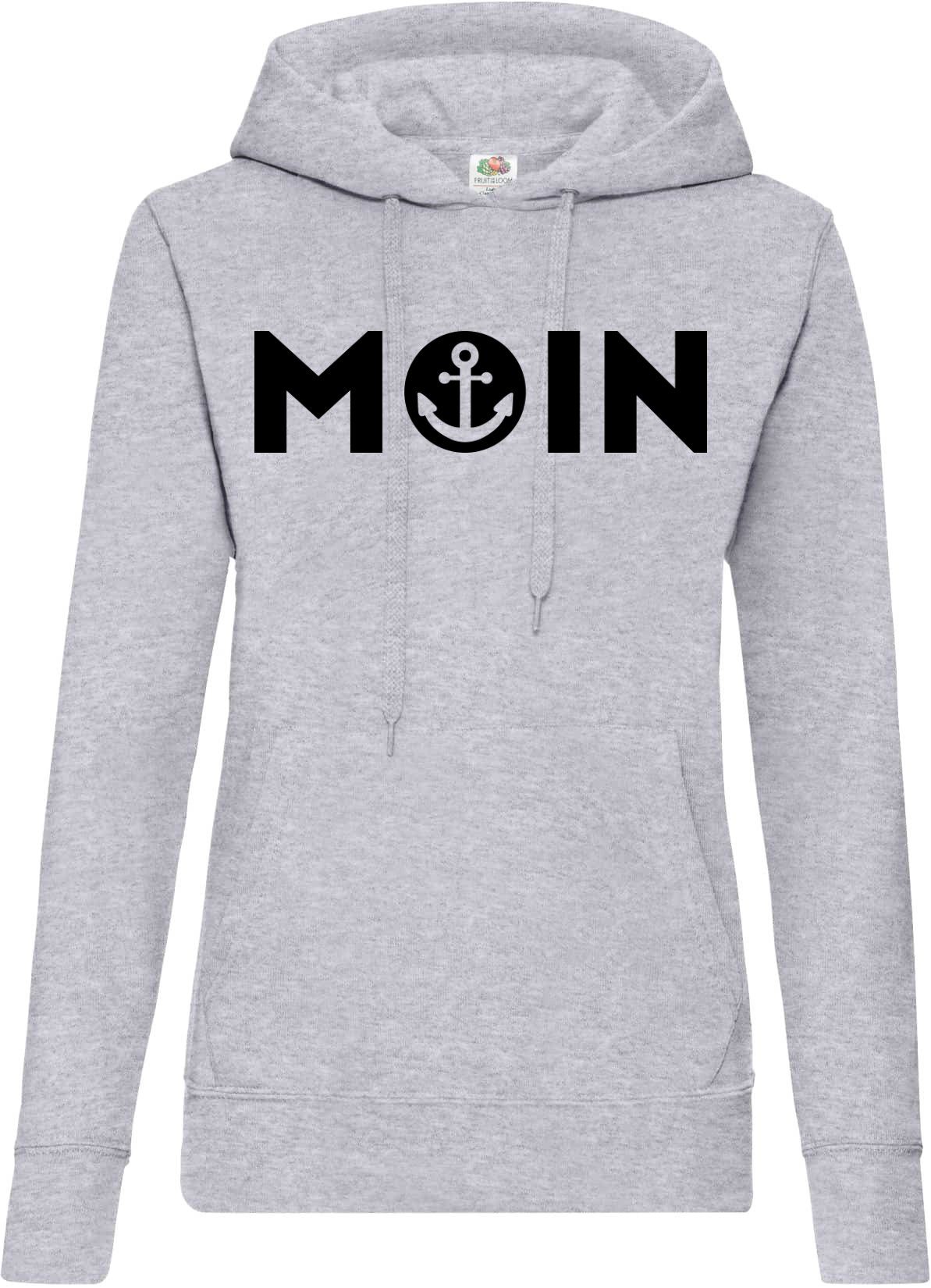 Youth Designz Kapuzenpullover Moin Spruch Damen günstig online kaufen