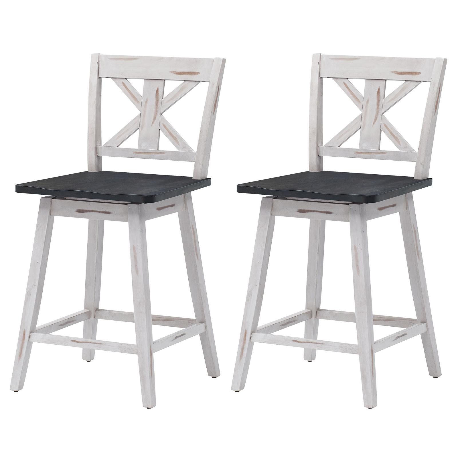 KOMFOTTEU Barhocker 2er Set Barstühle (2 günstig online kaufen