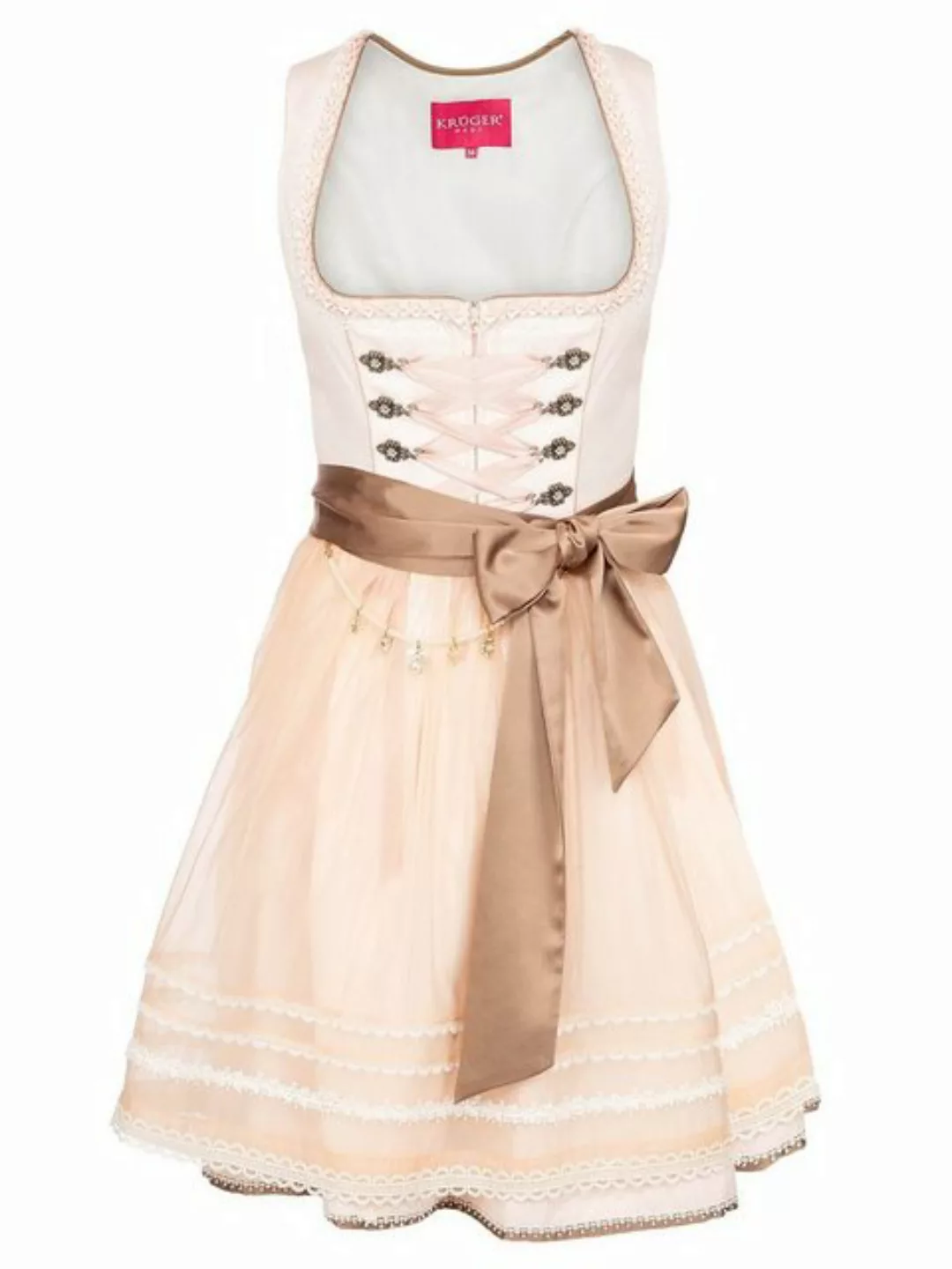 KRÜGER MADL & BUAM Trachtenkleid Mini Dirndl 2tlg. 50cm 415065-050-33 rose günstig online kaufen