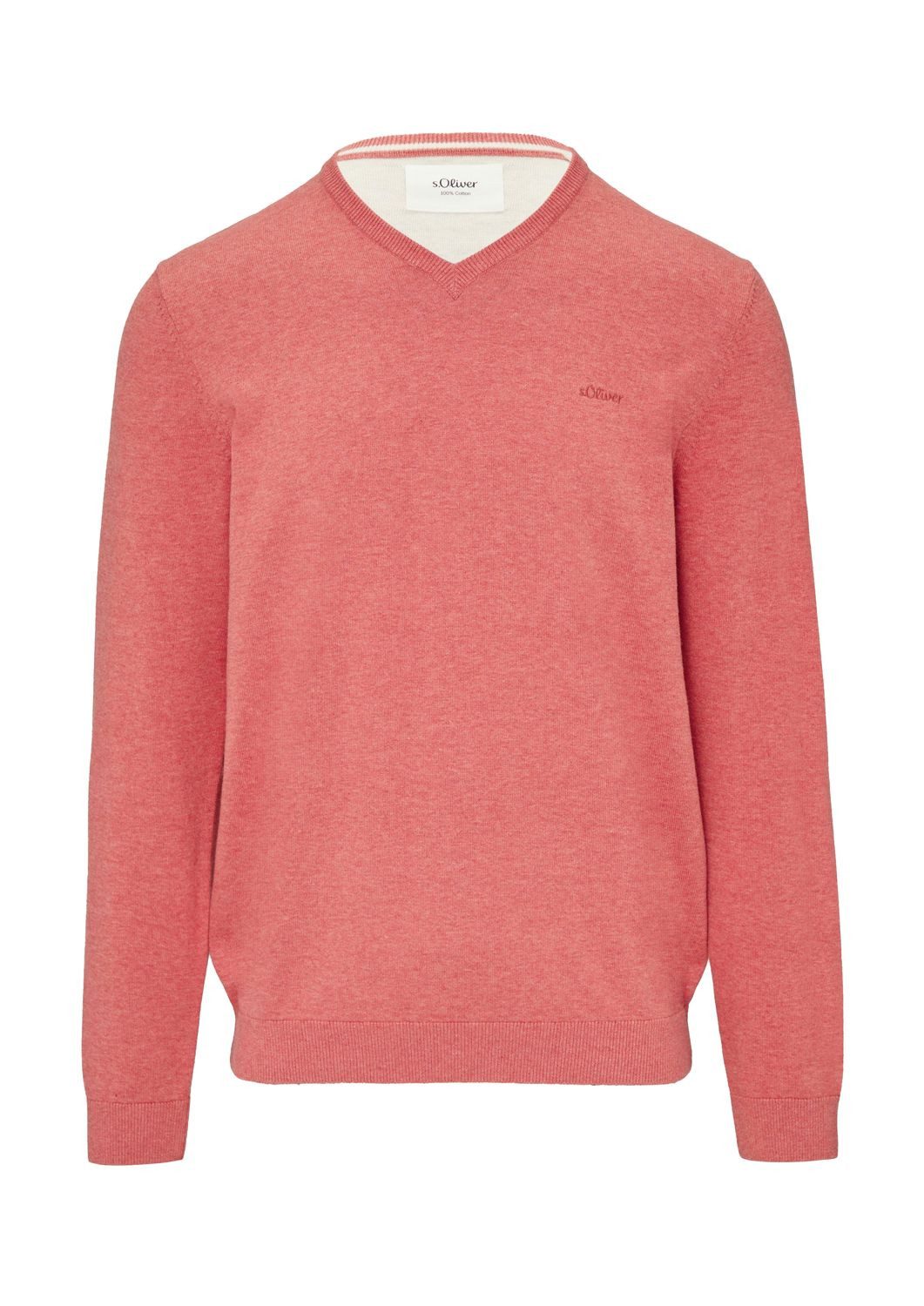 s.Oliver V-Ausschnitt-Pullover Pullover (1-tlg) V-Ausschnitt, langarm, günstig online kaufen