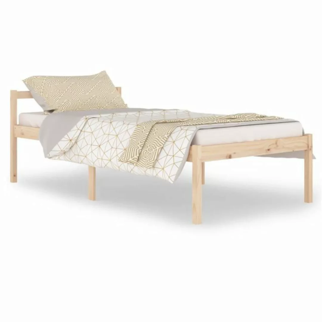 furnicato Bett Seniorenbett 100x200 cm Massivholz Kiefer günstig online kaufen