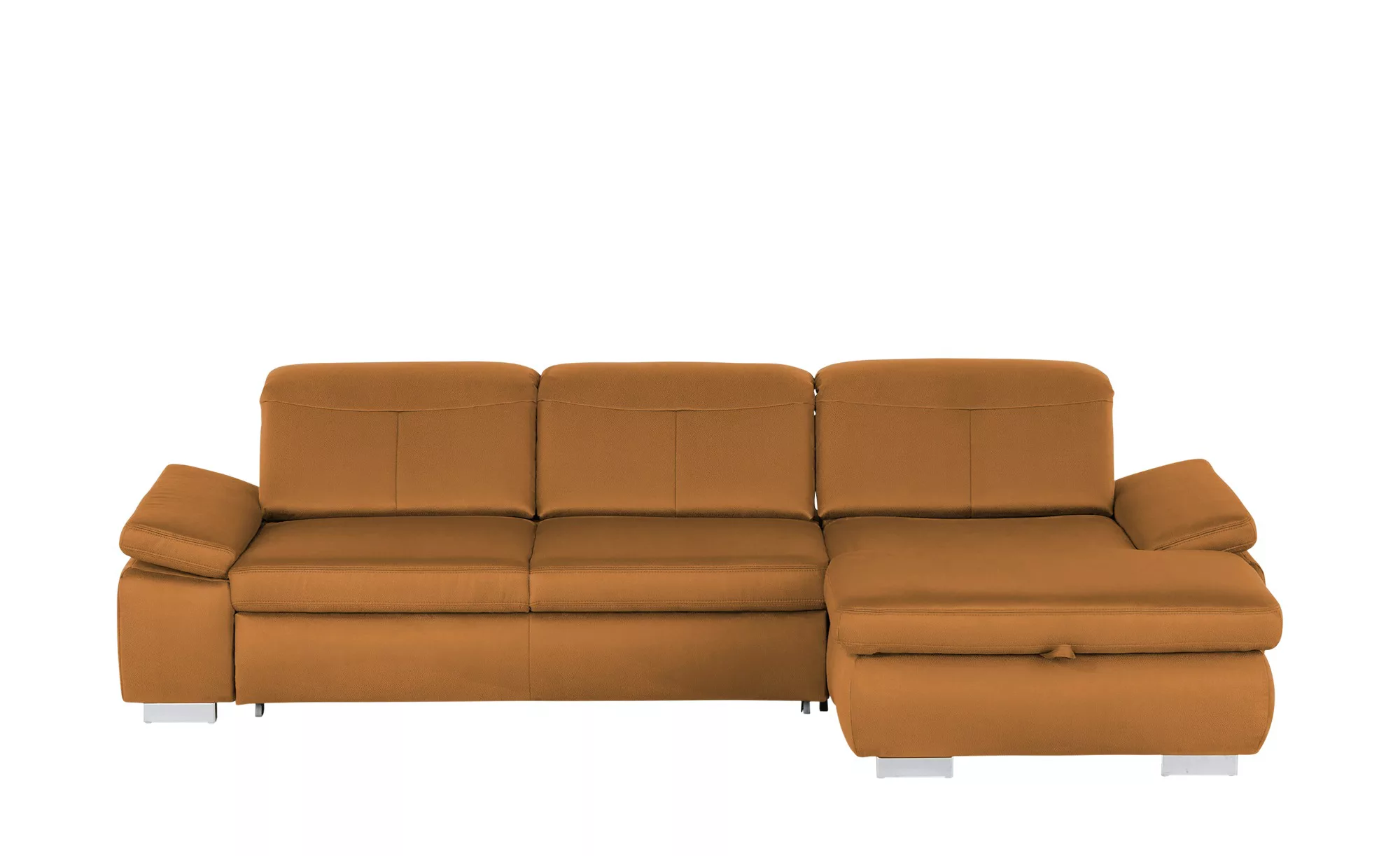 Ecksofa  Kathrin - braun - 309 cm - 85 cm - 195 cm - Polstermöbel > Sofas > günstig online kaufen