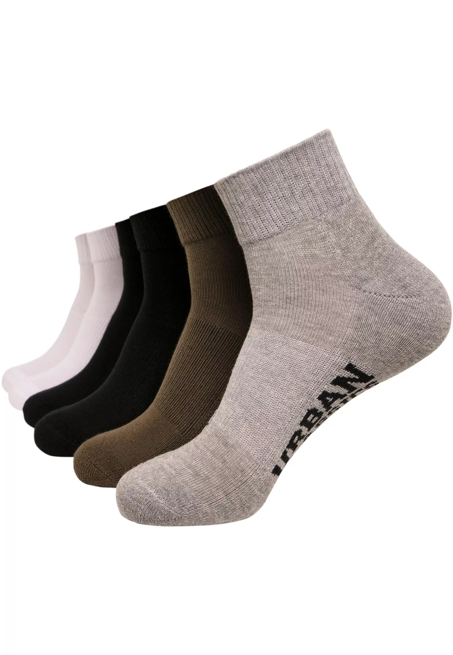 URBAN CLASSICS Basicsocken "Urban Classics Unisex High Sneaker Socks 6-Pack günstig online kaufen