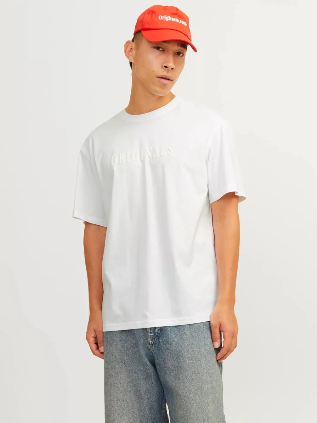 Jack & Jones Herren Rundhals T-Shirt JORFREDERIKSBERG - Regular Fit günstig online kaufen