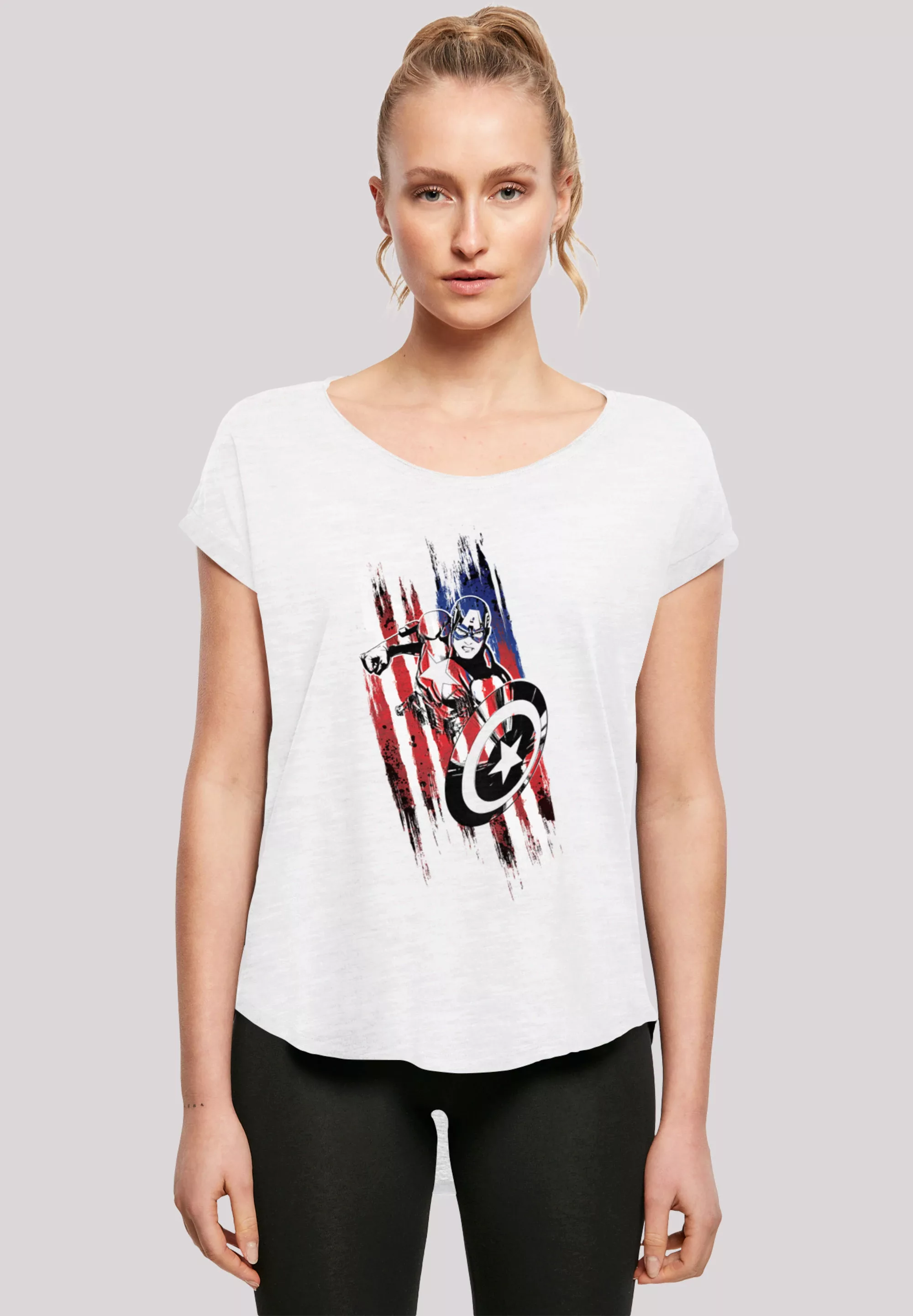 F4NT4STIC T-Shirt "Superhelden Avengers Captain America", Damen,Premium Mer günstig online kaufen