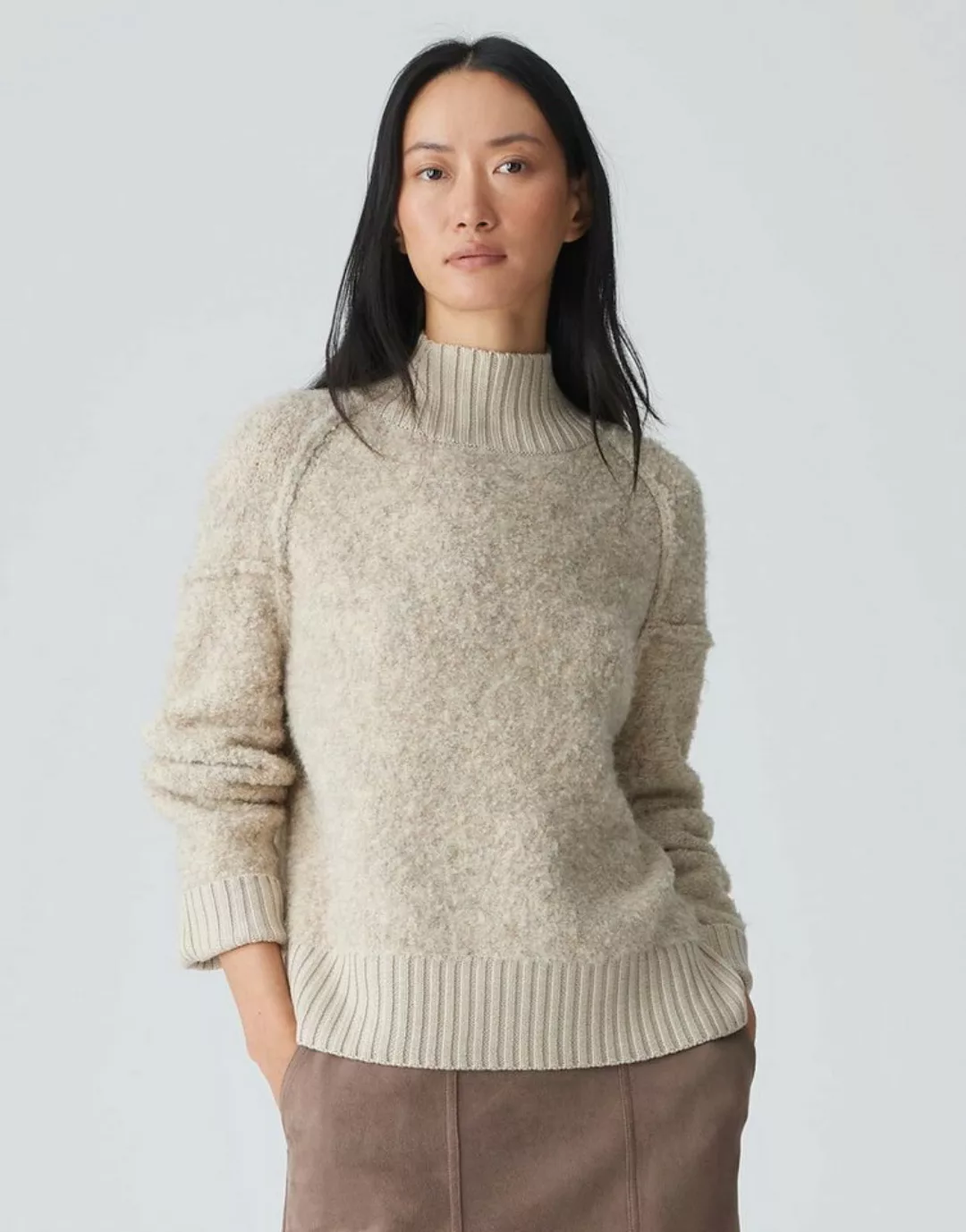 OPUS Strickpullover Puklana weite Passform Strick günstig online kaufen