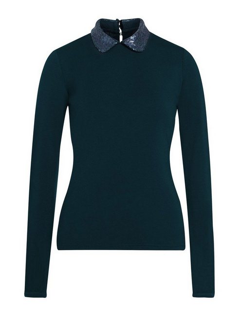 Brigitte von Boch Langarmshirt Poincy Jersey-Shirt marineblau günstig online kaufen