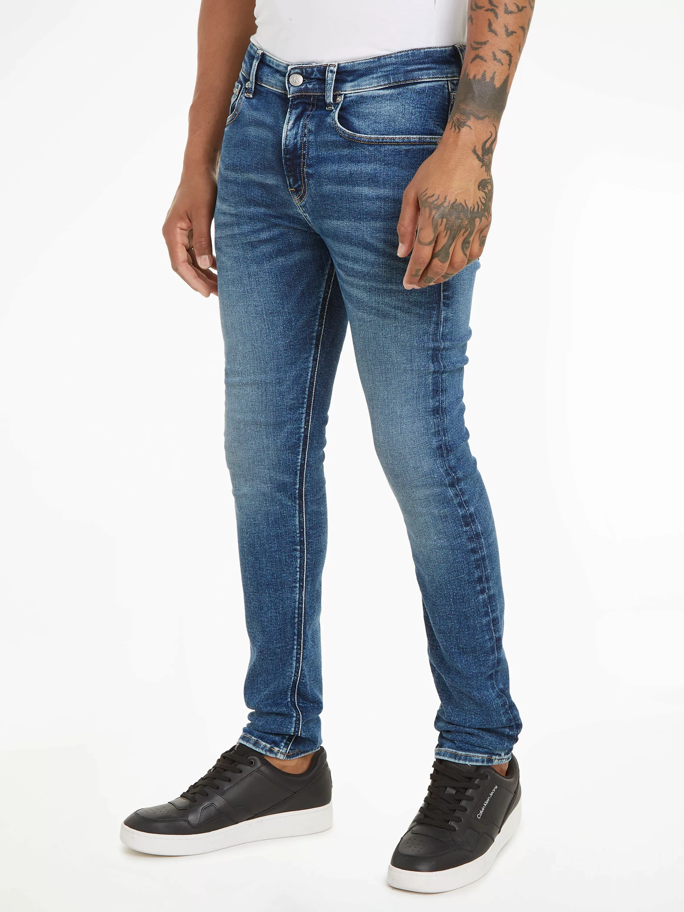 Calvin Klein Jeans Skinny-fit-Jeans "SKINNY", in klassischer 5-Pocket-Form günstig online kaufen