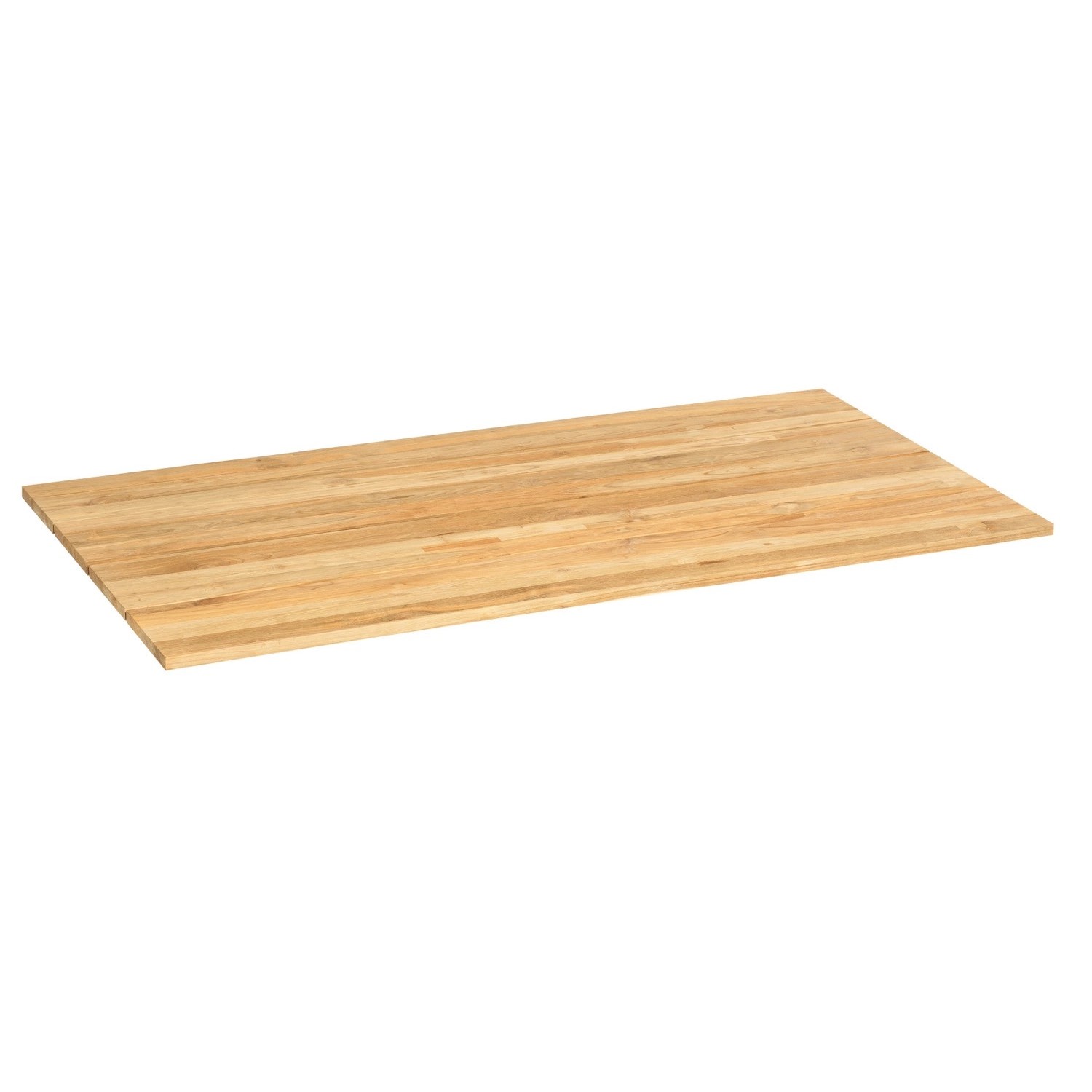 Natur24 Solid Tischplatte 200x100 Teak Natur günstig online kaufen