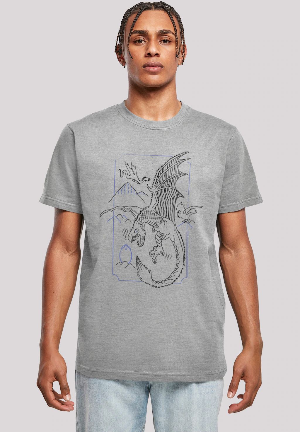 F4NT4STIC T-Shirt "Harry Potter Dragon Line Art", Print günstig online kaufen