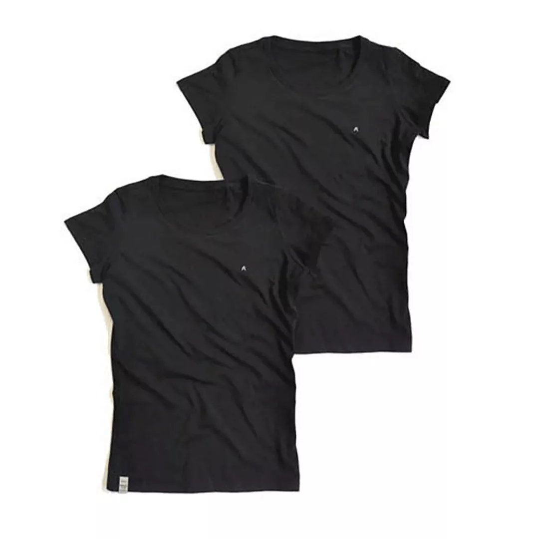Replay Damen T-Shirt Basic Jersey Rundhals 2er Pack günstig online kaufen