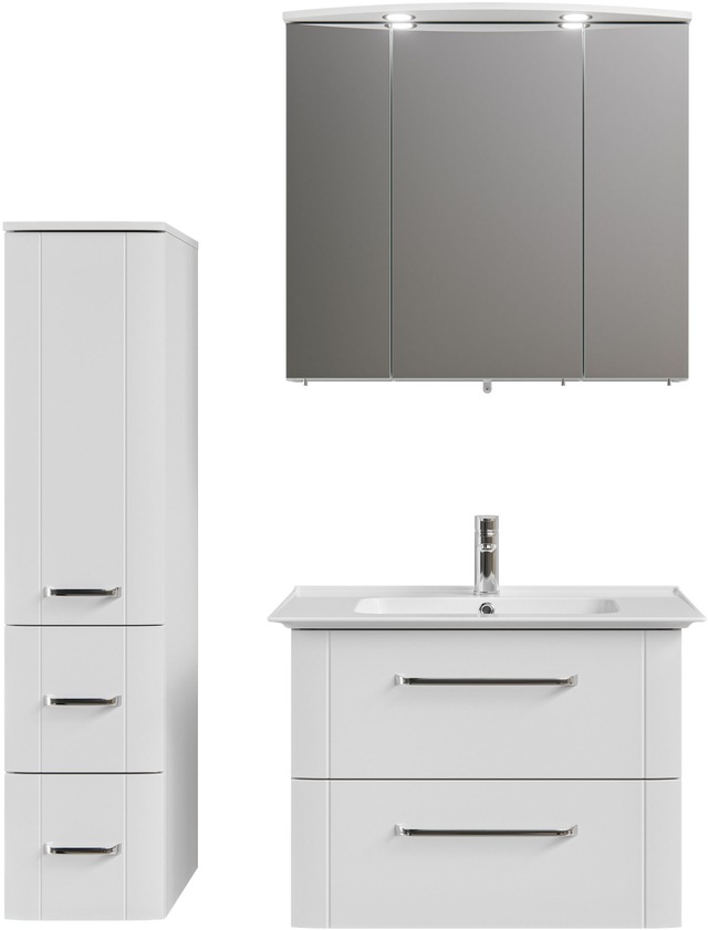 Saphir Badmöbel-Set »Badmöbel-Set Serie 3006 3-teilig Keramik-Waschtisch mi günstig online kaufen