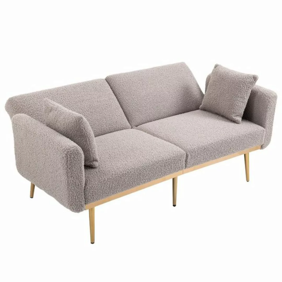 OKWISH Sofa Schlafsofa, Akzentsofa, Loveseat-Sofa mit Metallfüßen günstig online kaufen