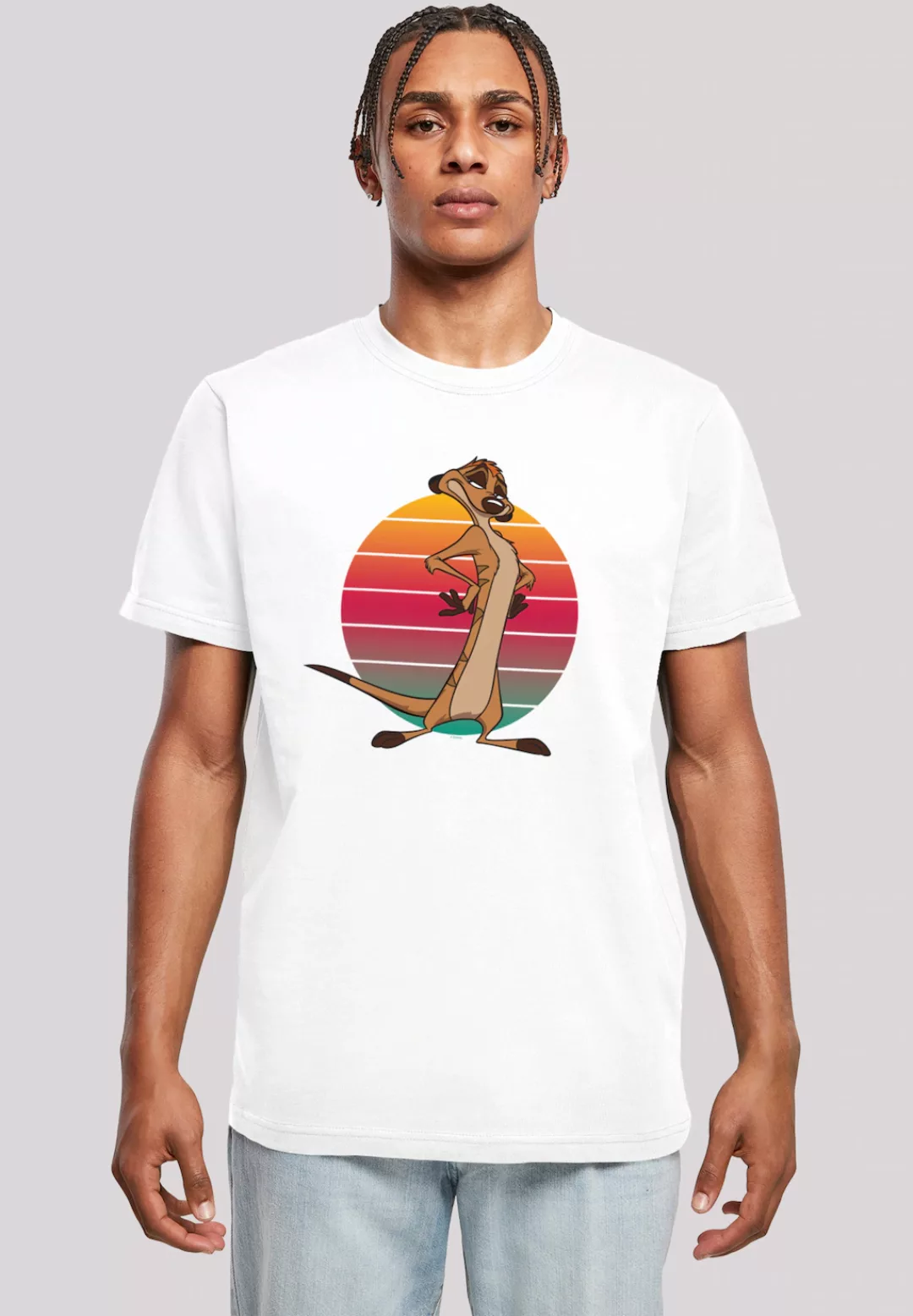 F4NT4STIC T-Shirt "Disney König der Löwen Timon Sunset", Print günstig online kaufen