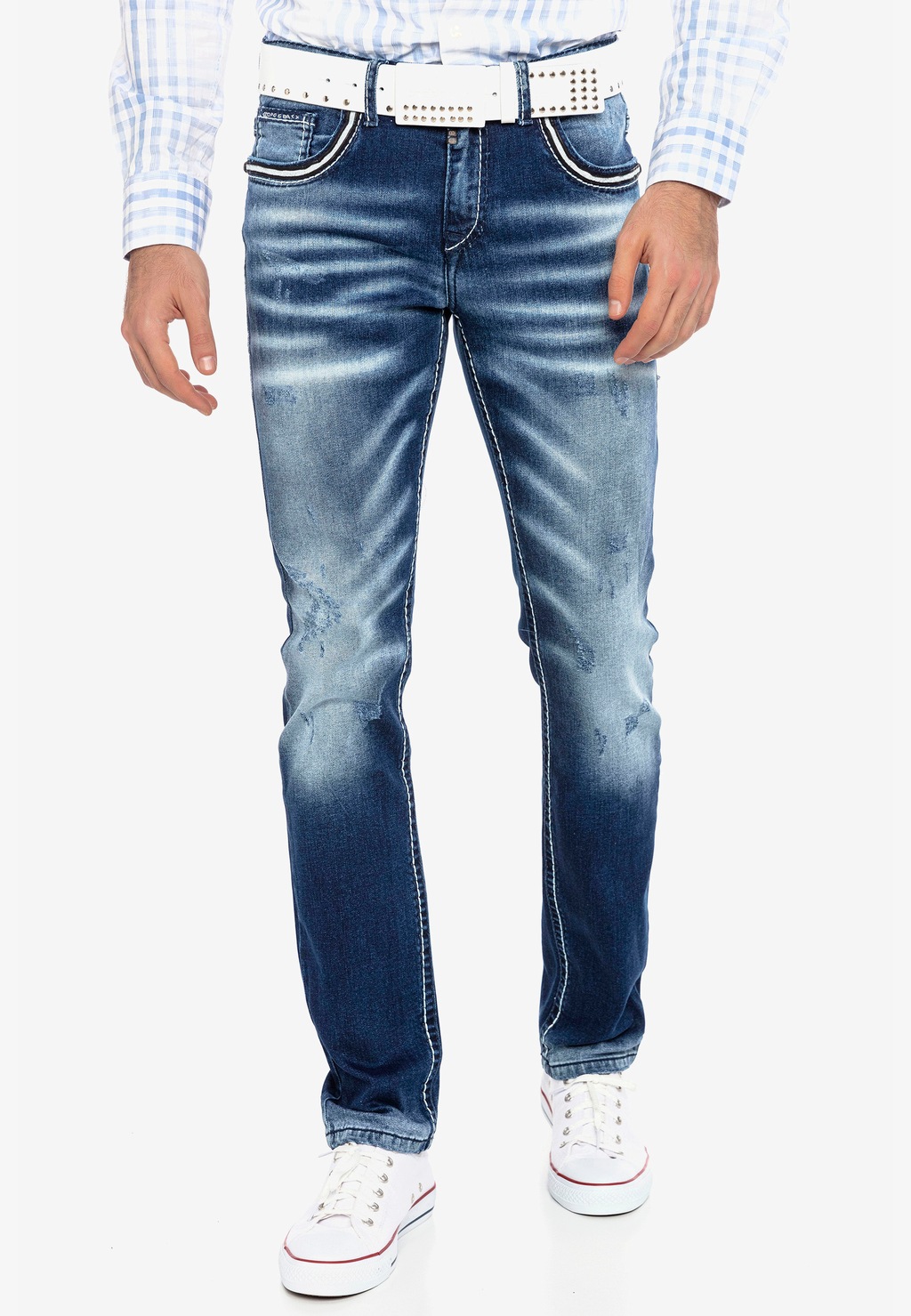 Cipo & Baxx Bequeme Jeans, mit passendem Gürtel günstig online kaufen