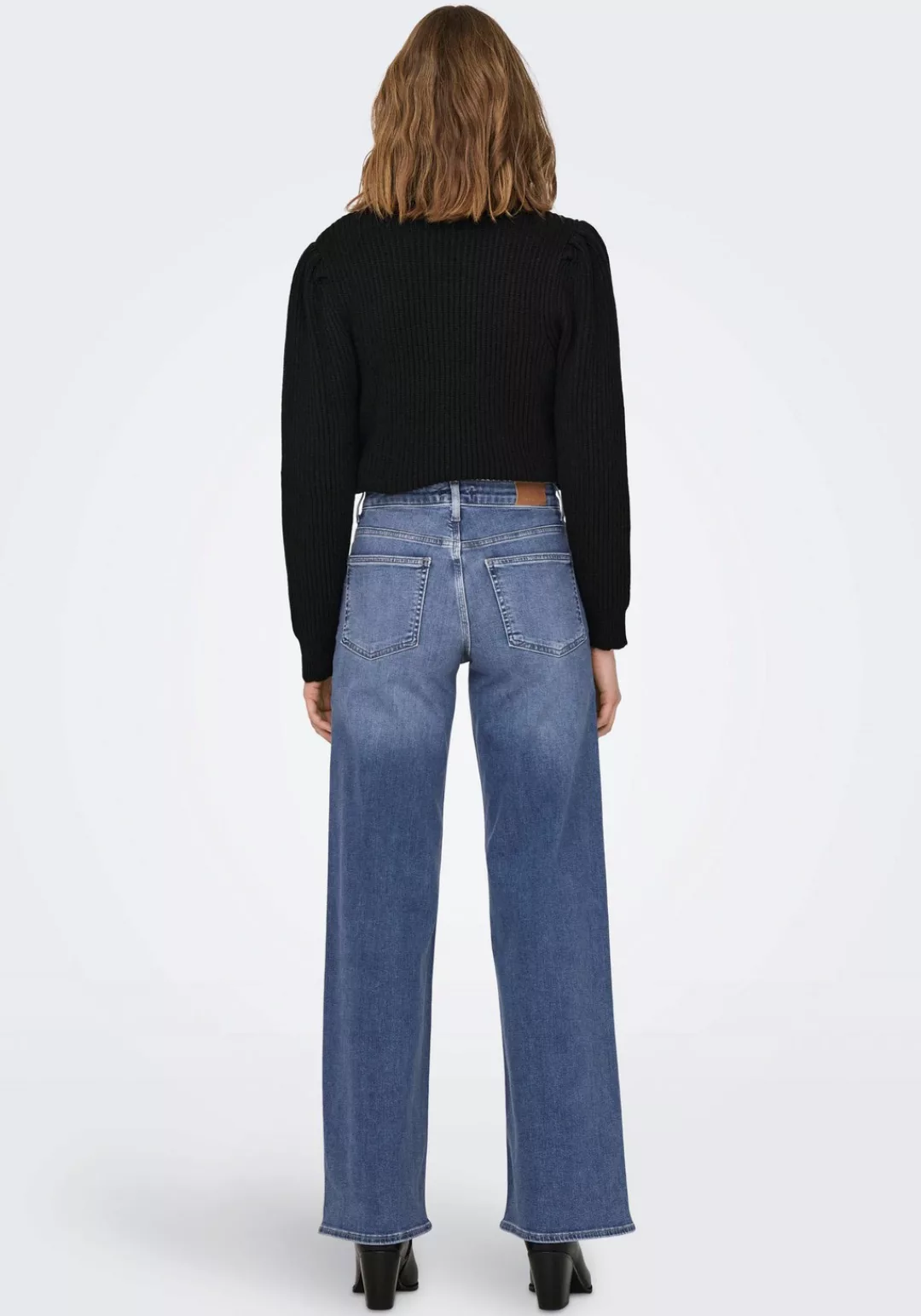 ONLY High-waist-Jeans ONLMADISON BLUSH HW WIDE DNM CRO372 NOOS günstig online kaufen