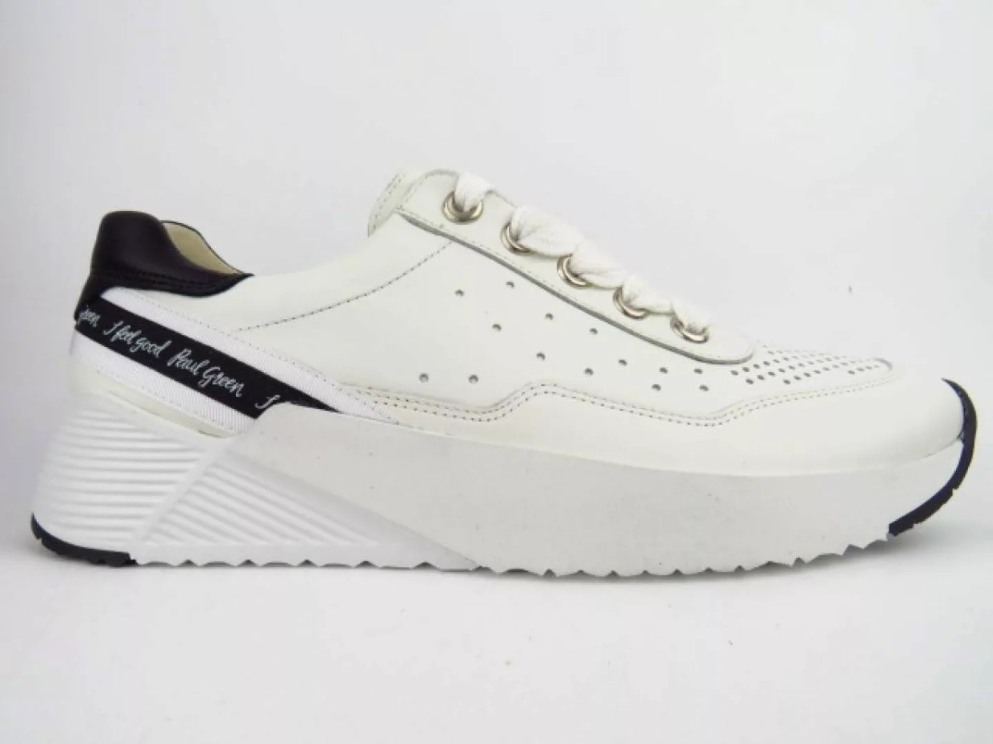 Paul Green Calf white black Sneaker günstig online kaufen