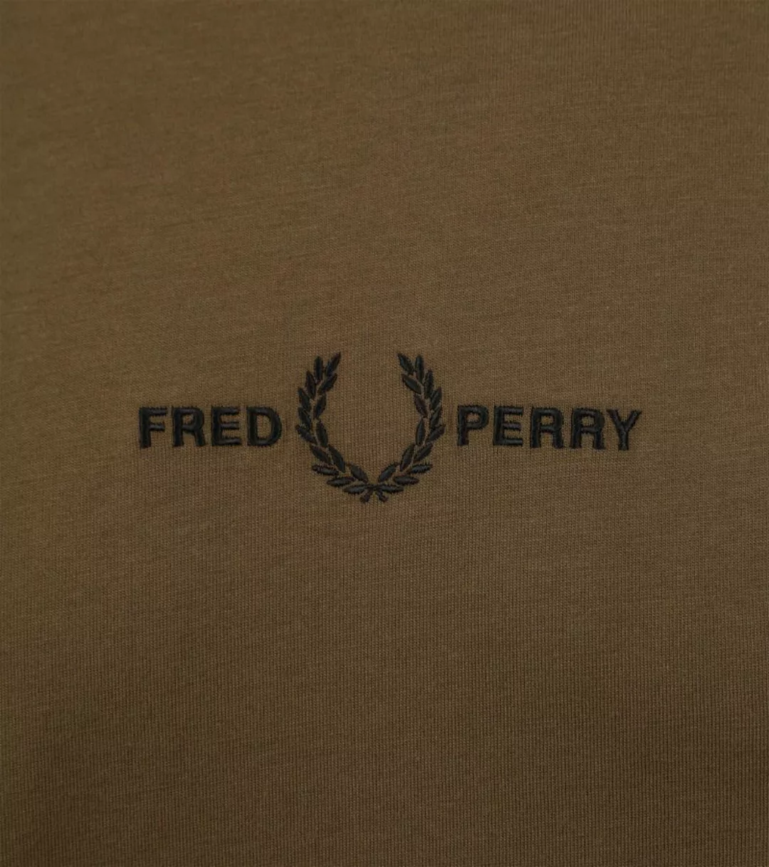 Fred Perry T-Shirt M4580 Dunkelgrün - Größe M günstig online kaufen