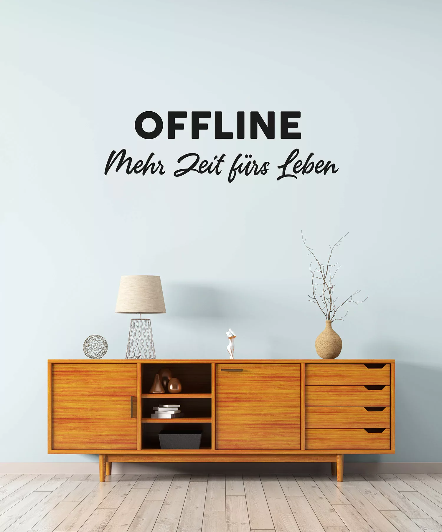 my home Wandtattoo »Offline Mehr Zeit fürs Leben«, (1 St.) günstig online kaufen