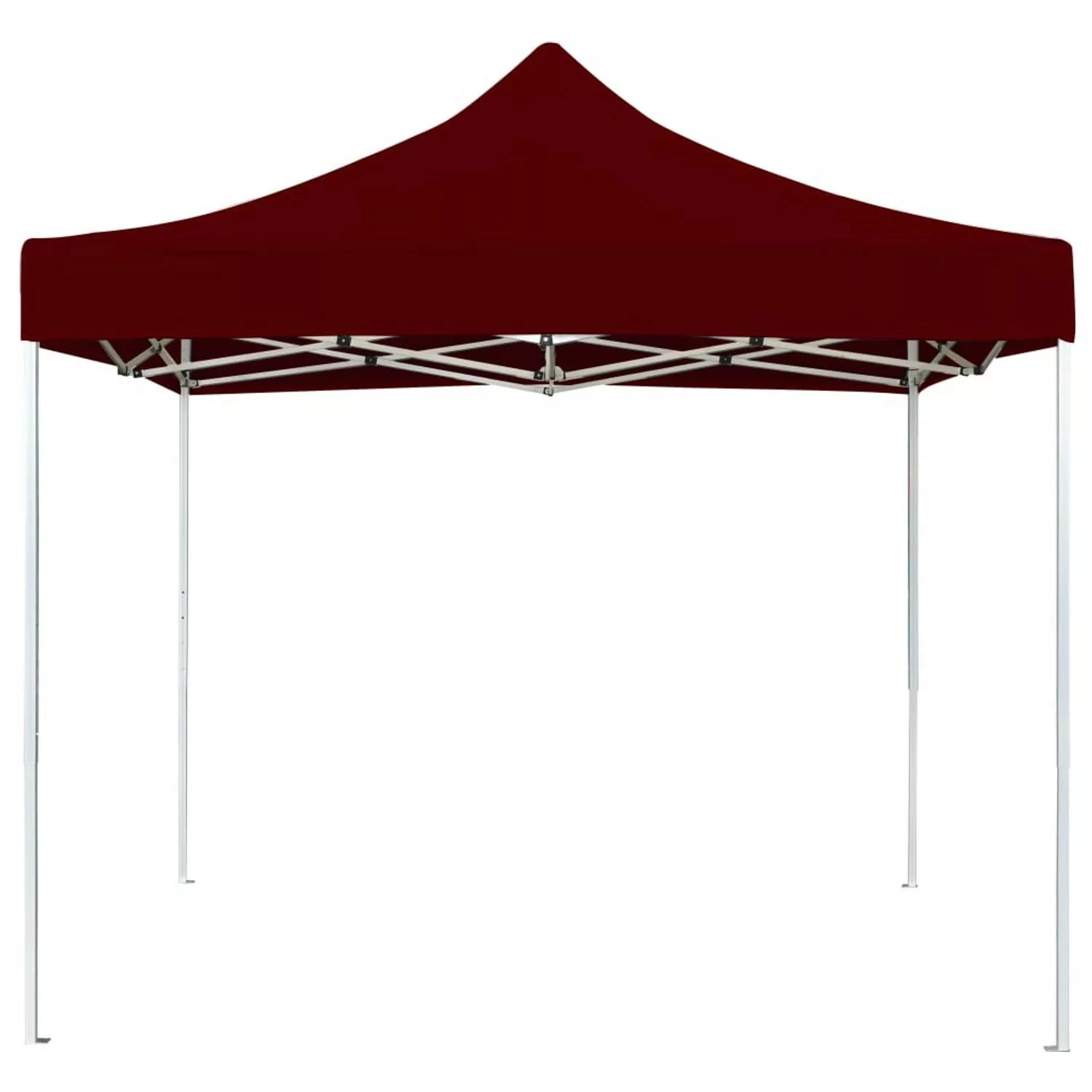 vidaXL Profi-Partyzelt Faltbar Aluminium 3x3 m Weißrot günstig online kaufen