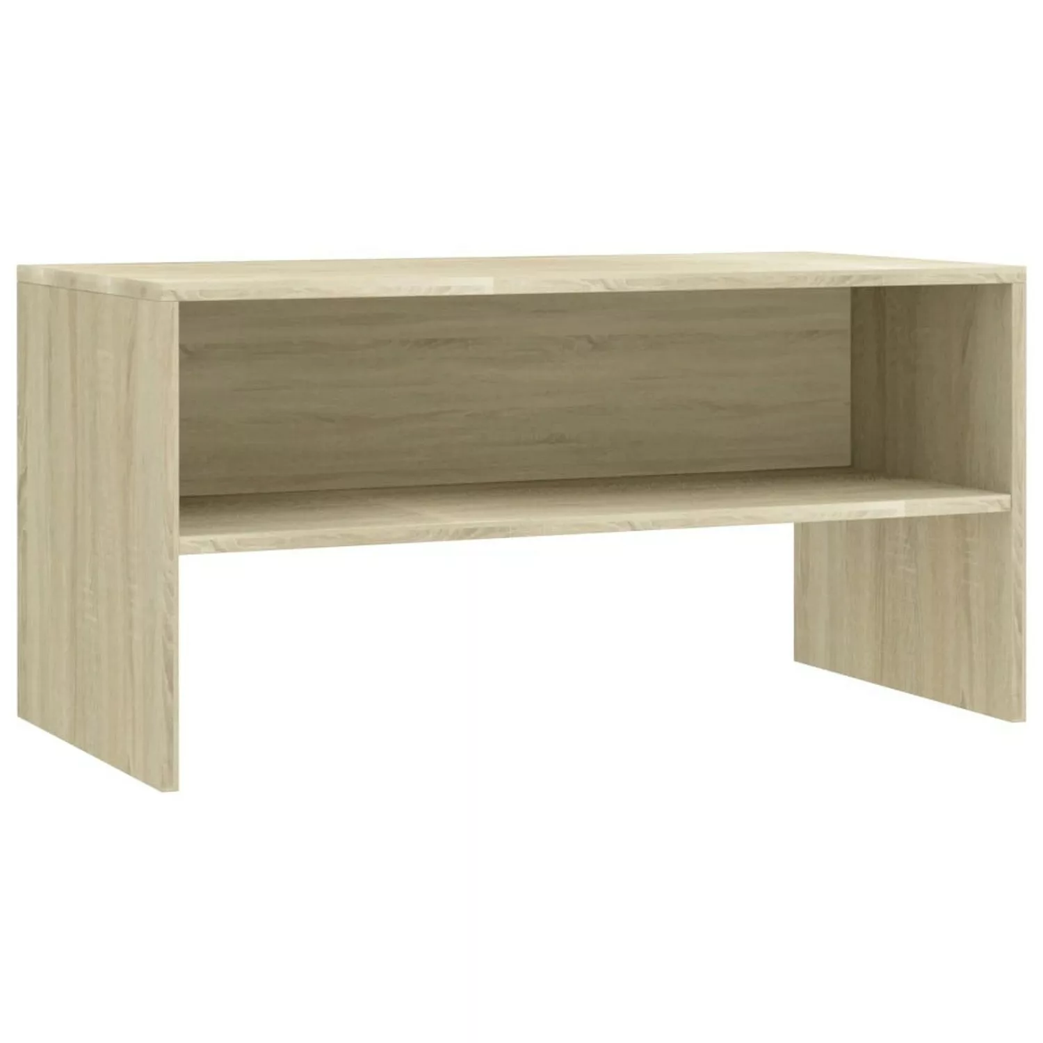 vidaXL TV-Schrank TV-Schrank Sonoma-Eiche 80 x 40 x 40 cm Spanplatte Lowboa günstig online kaufen