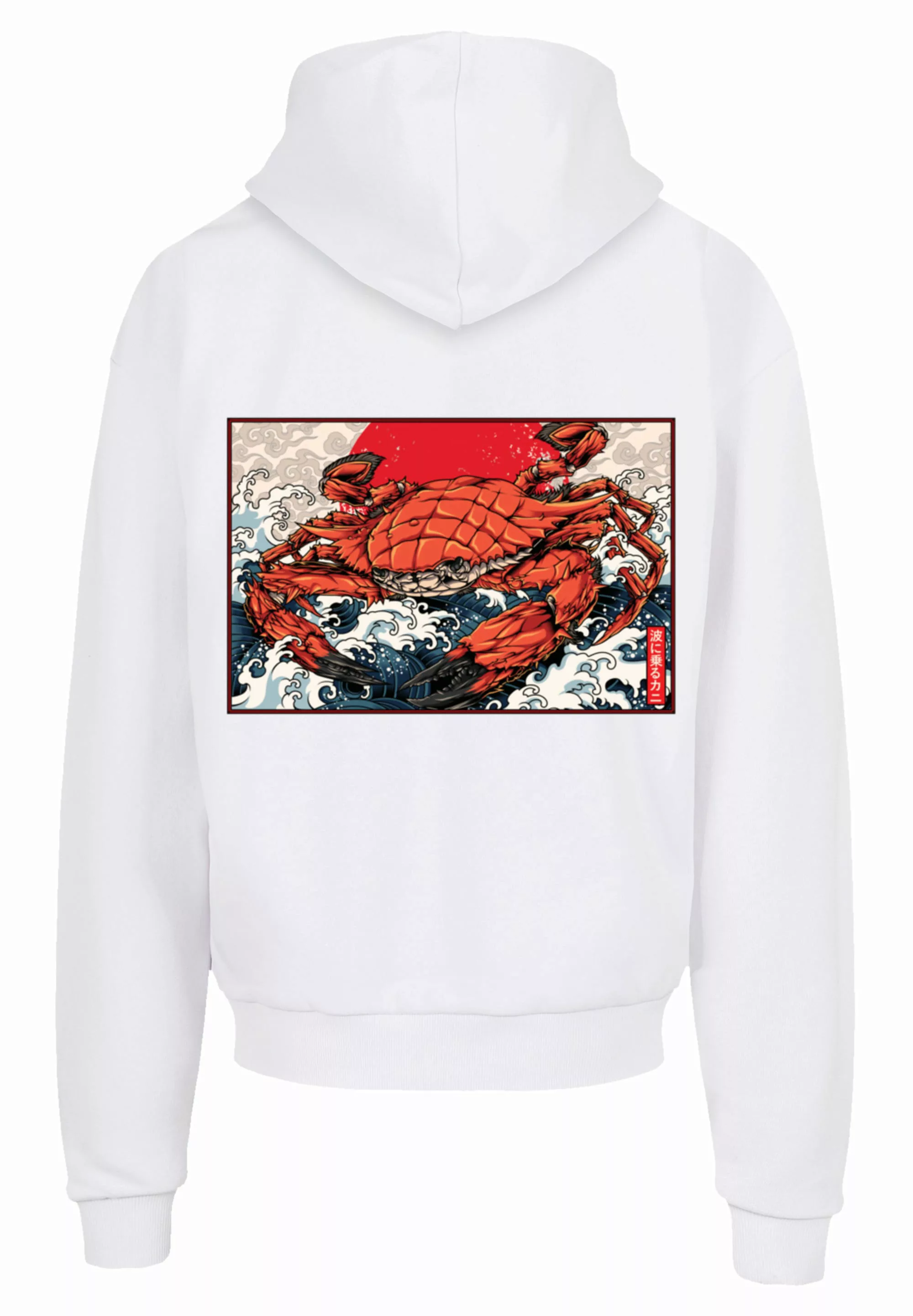 F4NT4STIC Kapuzenpullover "Crab Kanji Japan" günstig online kaufen