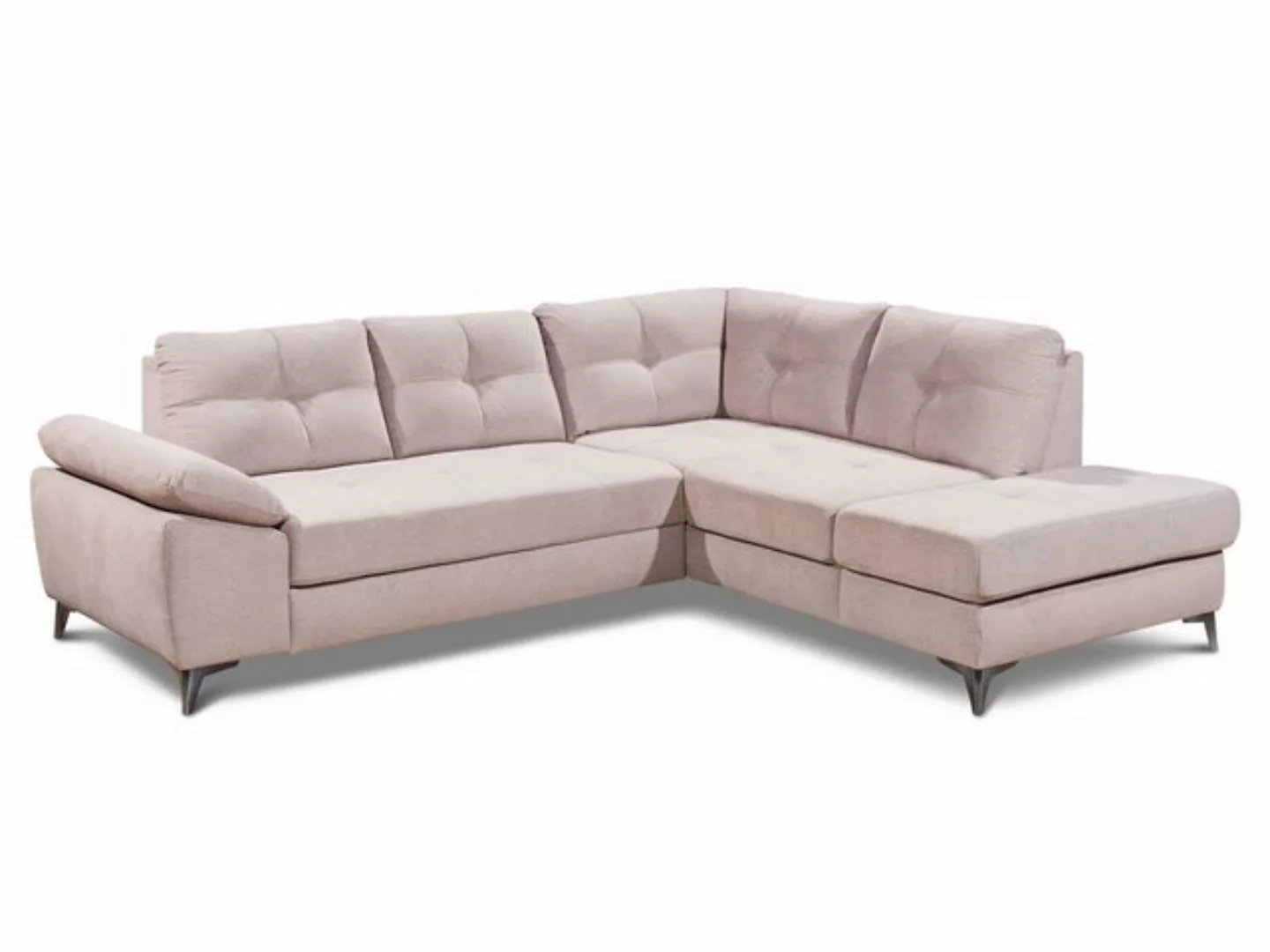 HARPER Polsterecke Polsterecke HARPER BILBAO BB 270x218 cm rosa Ecksofa Woh günstig online kaufen