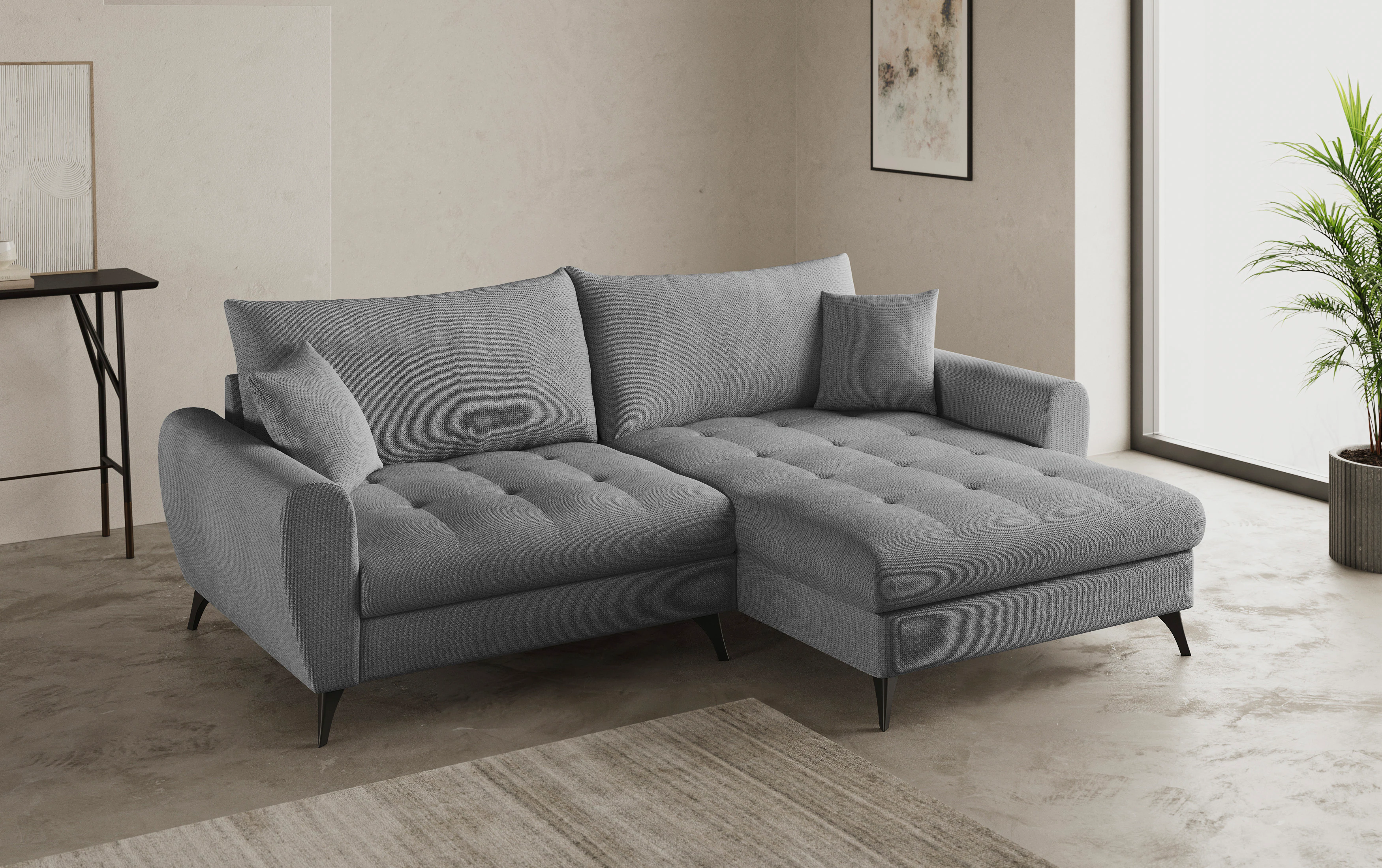 Home affaire Ecksofa "Blackburn II, L-Form", Mit Kaltschaumpolsterung bis 1 günstig online kaufen