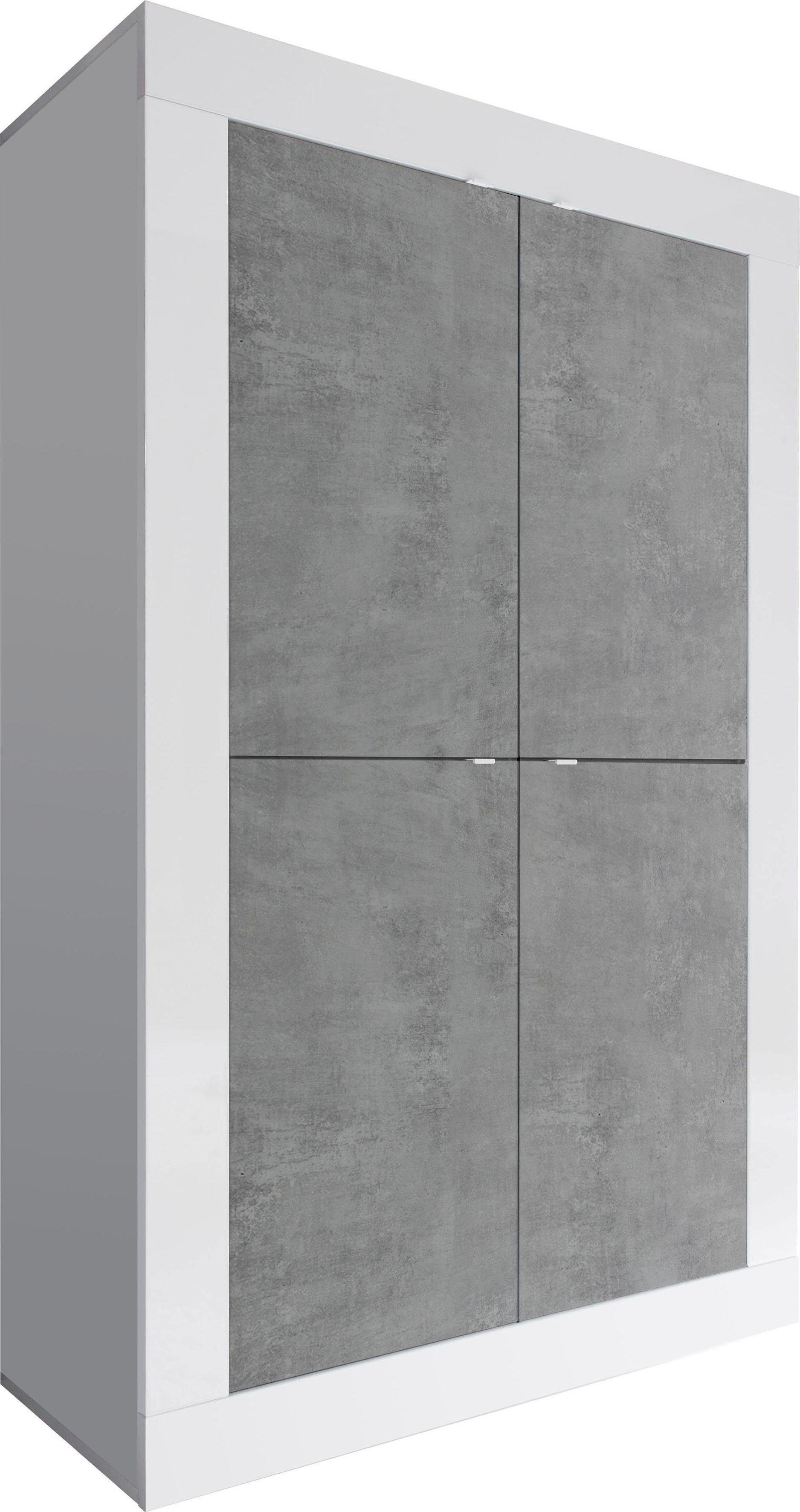 INOSIGN Highboard "Basic Höhe 162 cm, Breite 102 cm, Kommode 4 Türen, Hochk günstig online kaufen