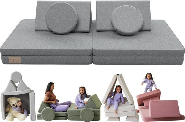 Milula Studios Kindersofa Spielsofa zum Lernen & Spielen - Kinder Sofa Scha günstig online kaufen