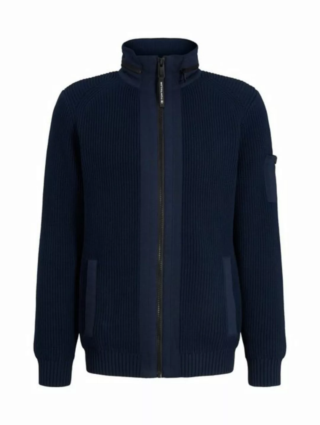 TOM TAILOR V-Ausschnitt-Pullover blau passform textil (1-tlg) günstig online kaufen