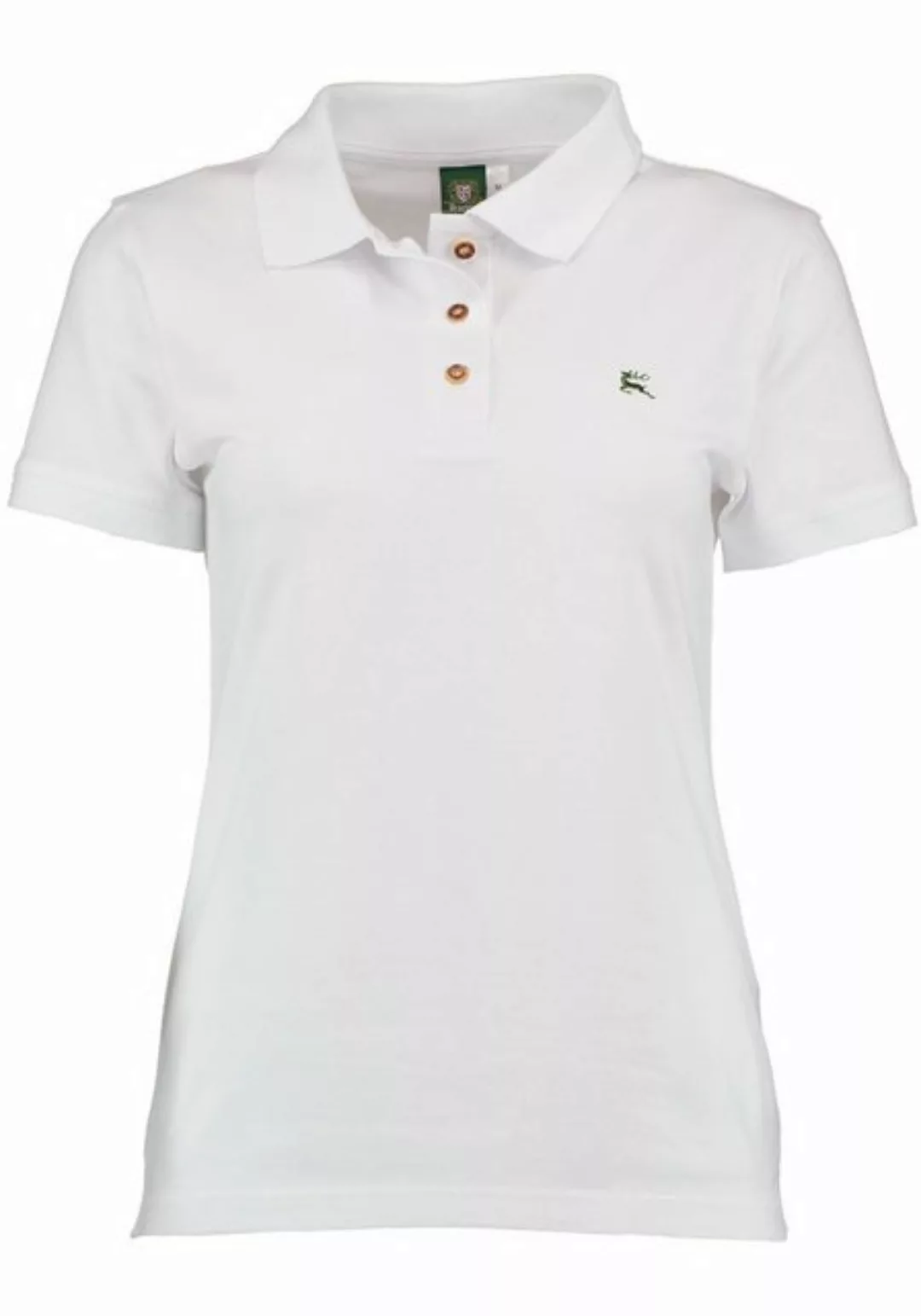 OS-Trachten Poloshirt Laukas Kurzarm Shirt mit Hirsch-Stickerei auf der lin günstig online kaufen