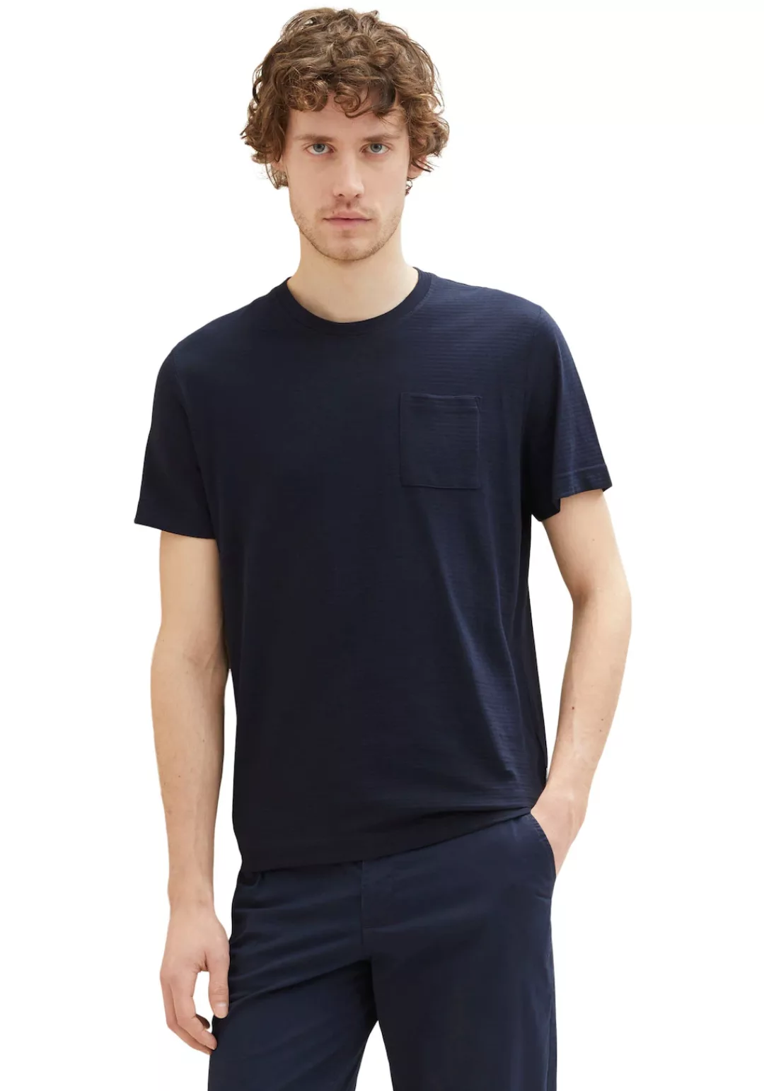 TOM TAILOR T-Shirt, Meliert Optik günstig online kaufen