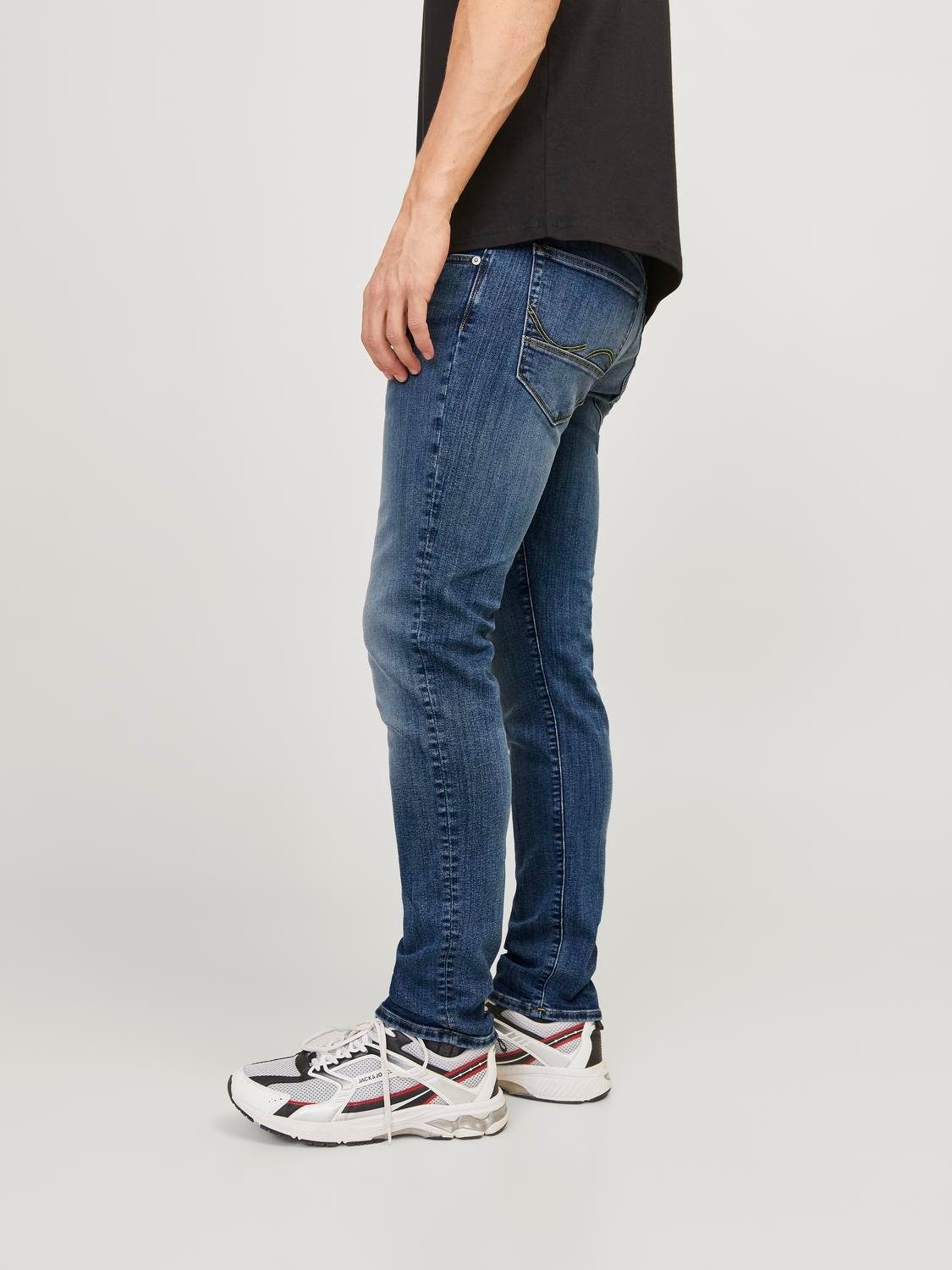 Jack & Jones Slim-fit-Jeans "JJIGLENN – Jeans mit Stretch, niedriger Leibhö günstig online kaufen