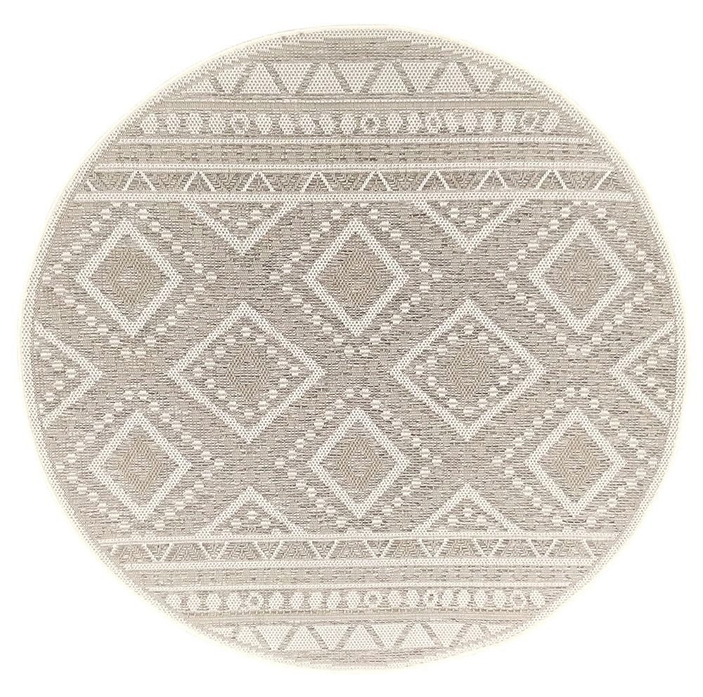 the carpet Teppich »Calgary«, rund, 1 mm Höhe, moderner robuster In und Out günstig online kaufen