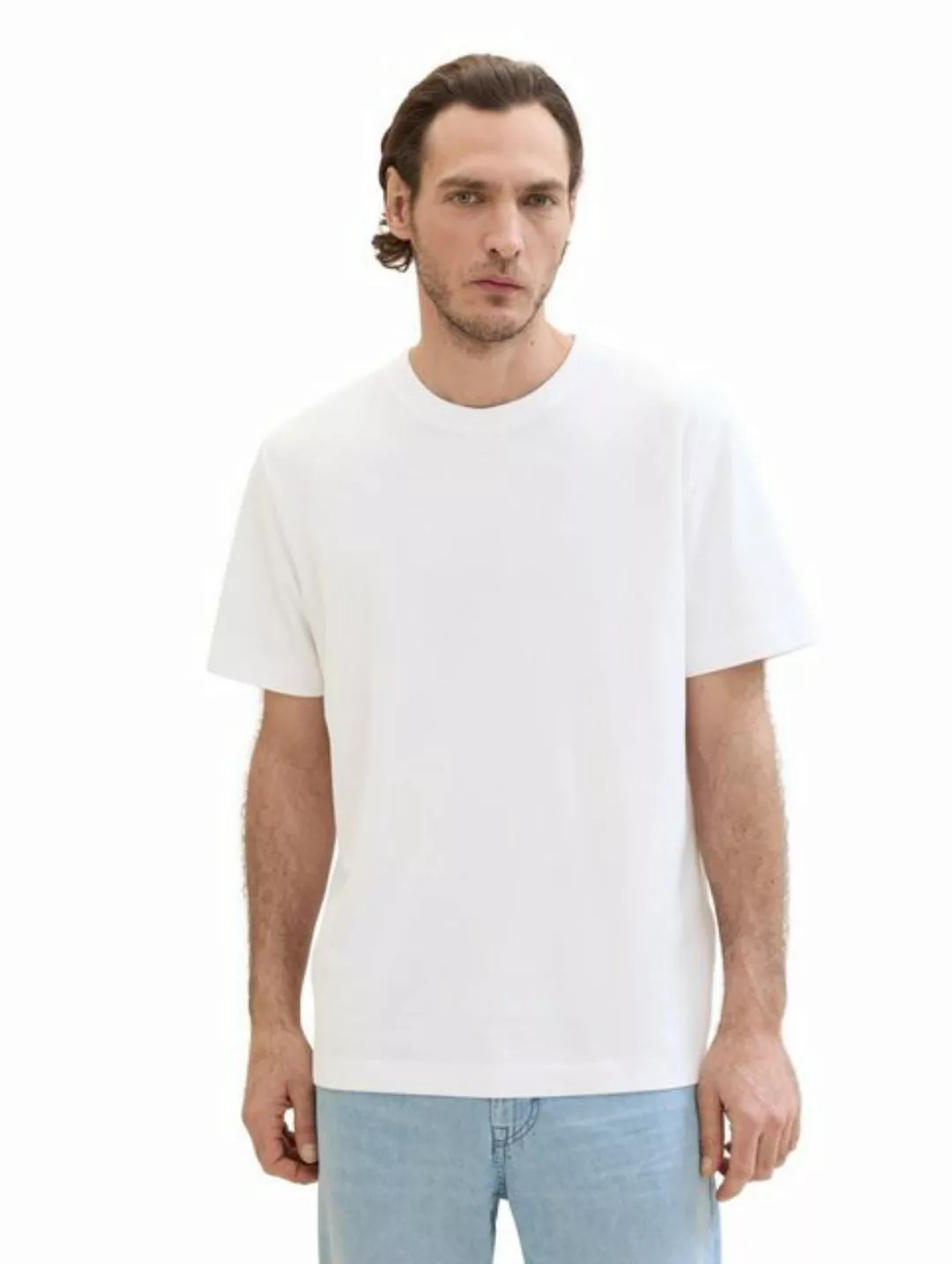 TOM TAILOR T-Shirt mit Pique Struktur günstig online kaufen