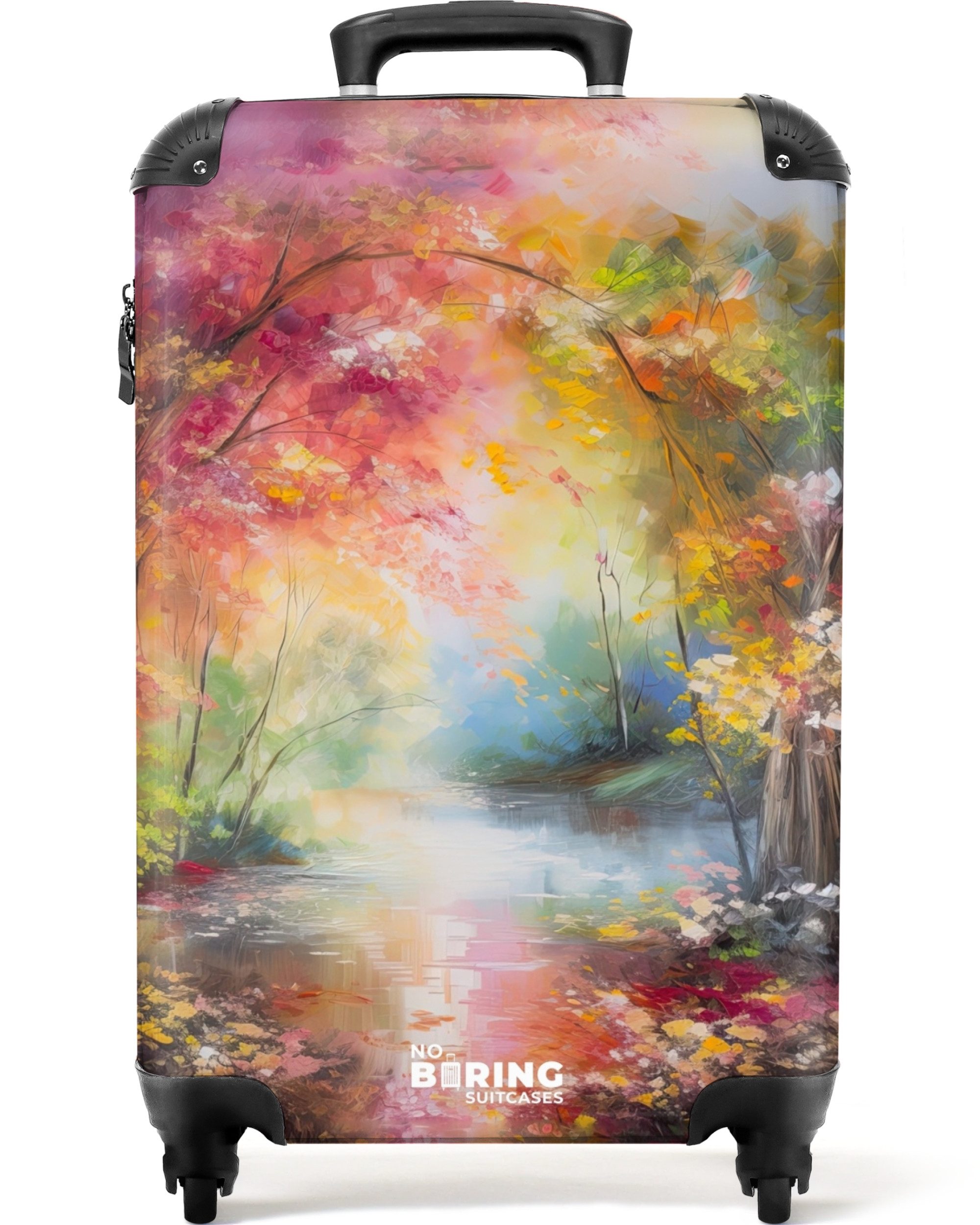 NoBoringSuitcases.com© Hartschalen-Trolley Landschaft - Ölgemälde - günstig online kaufen