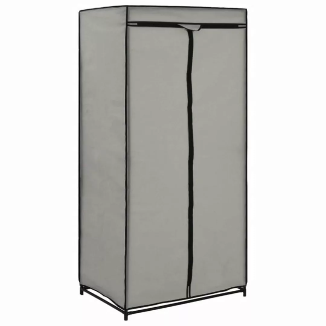 vidaXL Kleiderschrank Kleiderschrank Stoffschrank Grau 7550160 cm günstig online kaufen