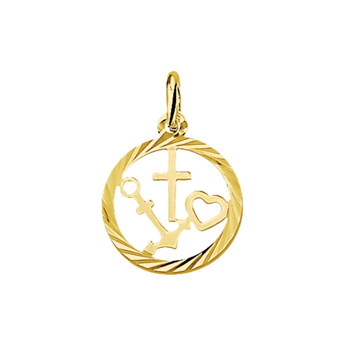 NICEANDnoble Kettenanhänger 585er Gelbgold runder Kettenanhänger günstig online kaufen