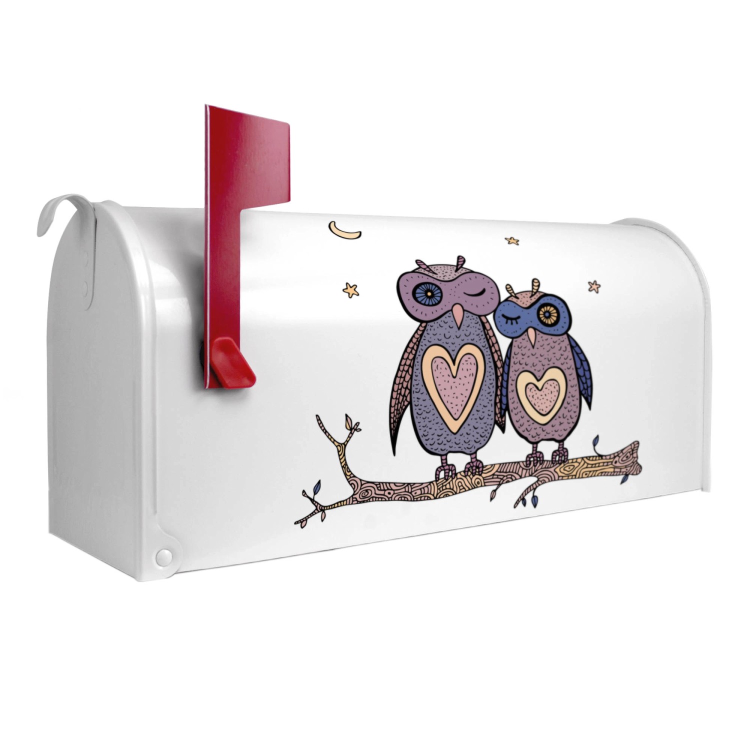 Banjado Amerikanischer Briefkasten Weiß 48x22x16cm US Mailbox Letterbox Pos günstig online kaufen