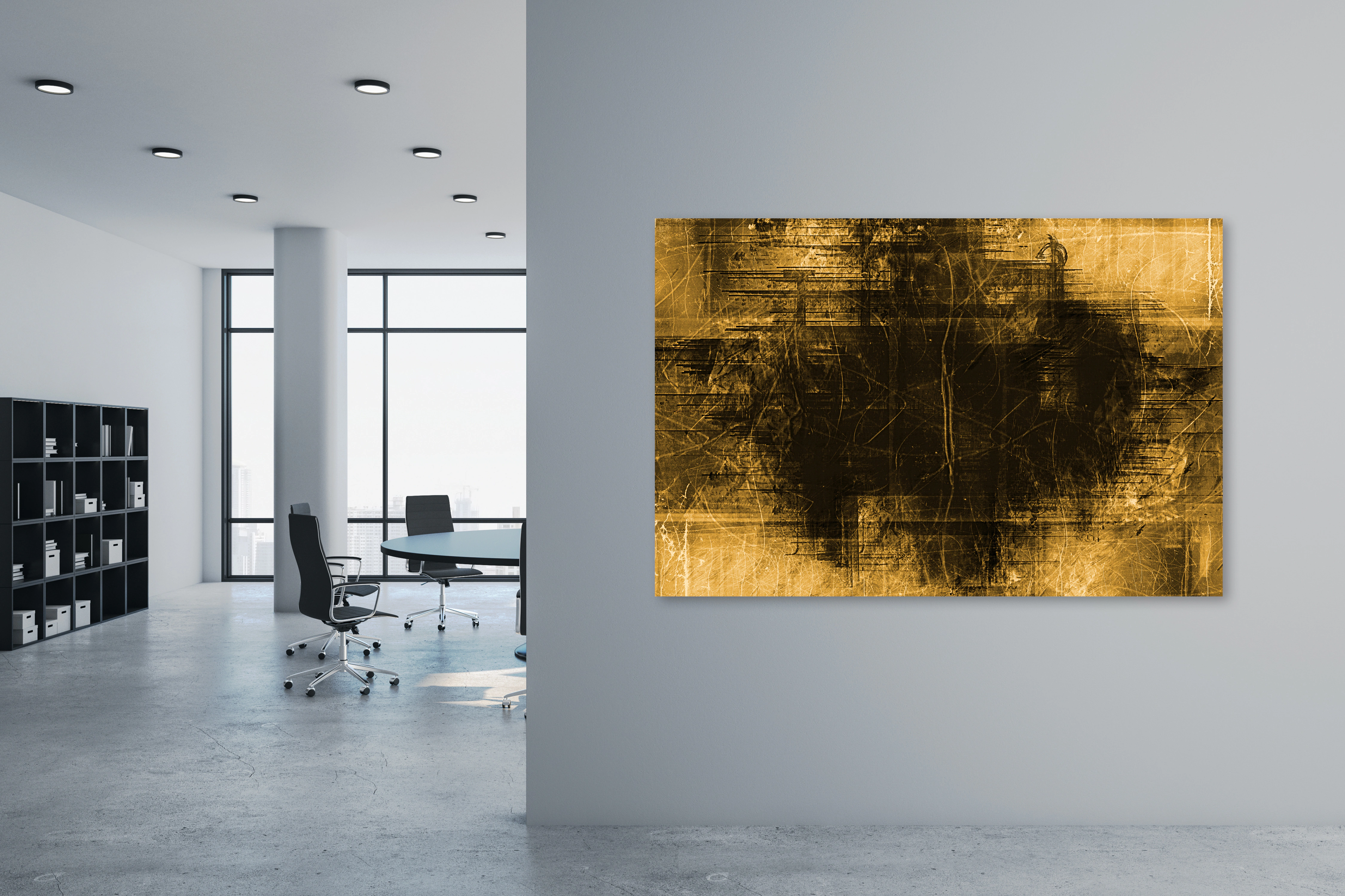 queence Leinwandbild "The Gold" günstig online kaufen