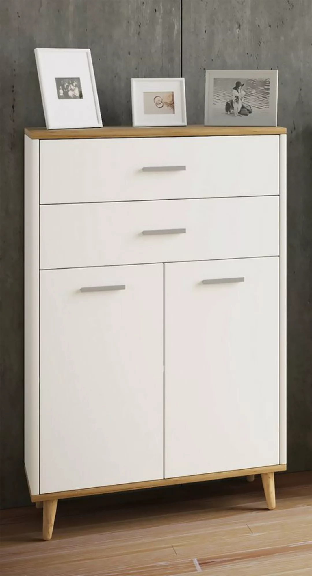 VCM Midischrank Holz Badmöbel Sideboard Kommode Bad Schrank Landos (1-St) günstig online kaufen